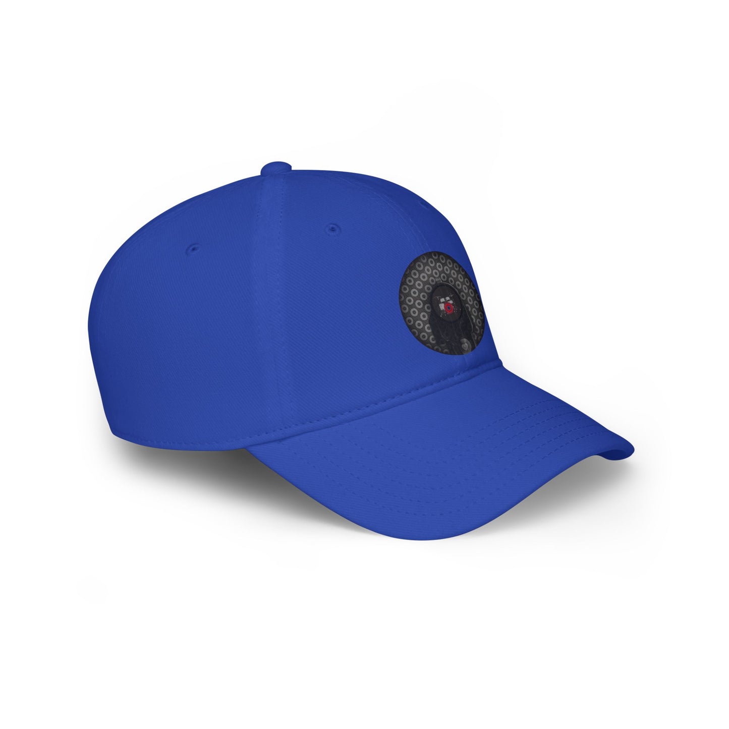 Lumpy Donut Baseball Cap - "Lifesaving Donut Cap" - paradoxical gray/dark gray donut w/