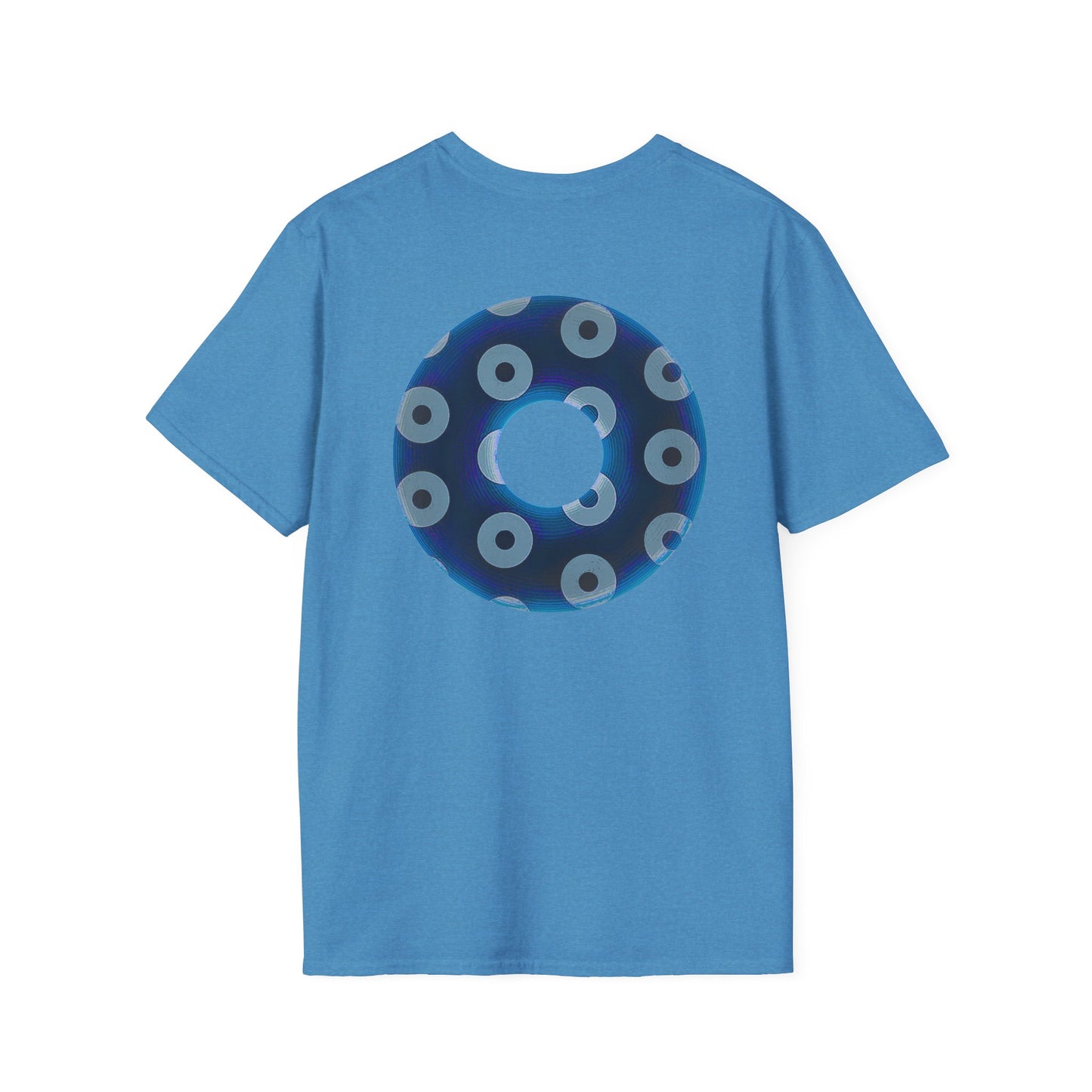Plain Donuts/Unisex Soft-Style - "Plain Blimpy Paradoxical Donuts" - dark blue/gray donuts