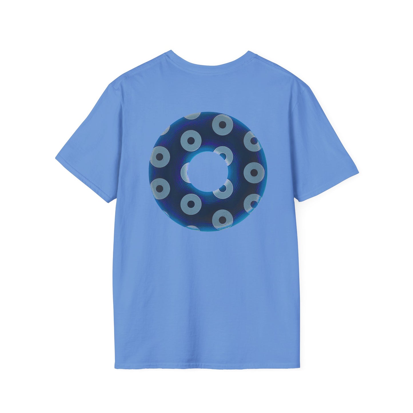 Plain Donuts/Unisex Soft-Style - "Plain Blimpy Paradoxical Donuts" - dark blue/gray donuts