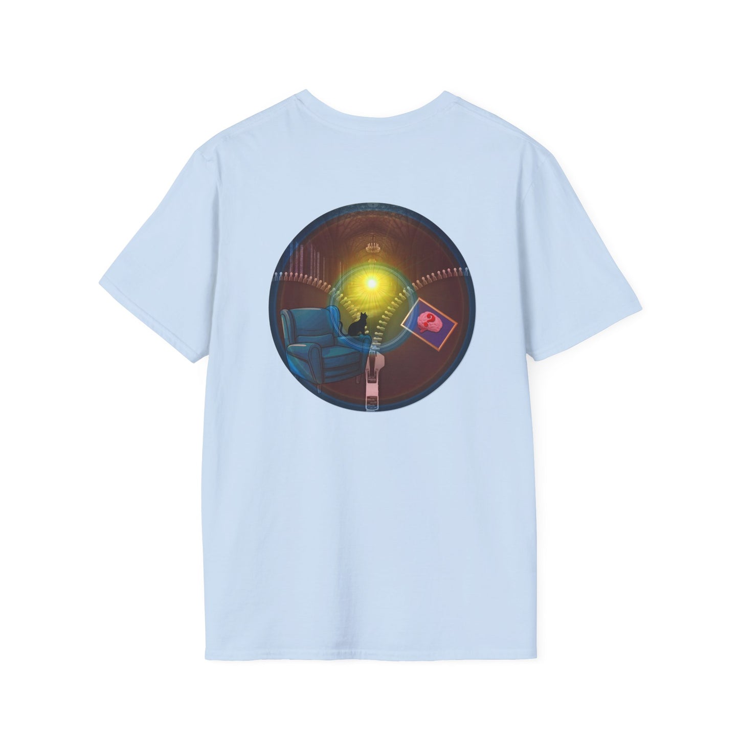 Classic Donut Tee - Unisex Soft-Style - "Donuts Going Through My Mind Mind Mind" - vivid pic donut