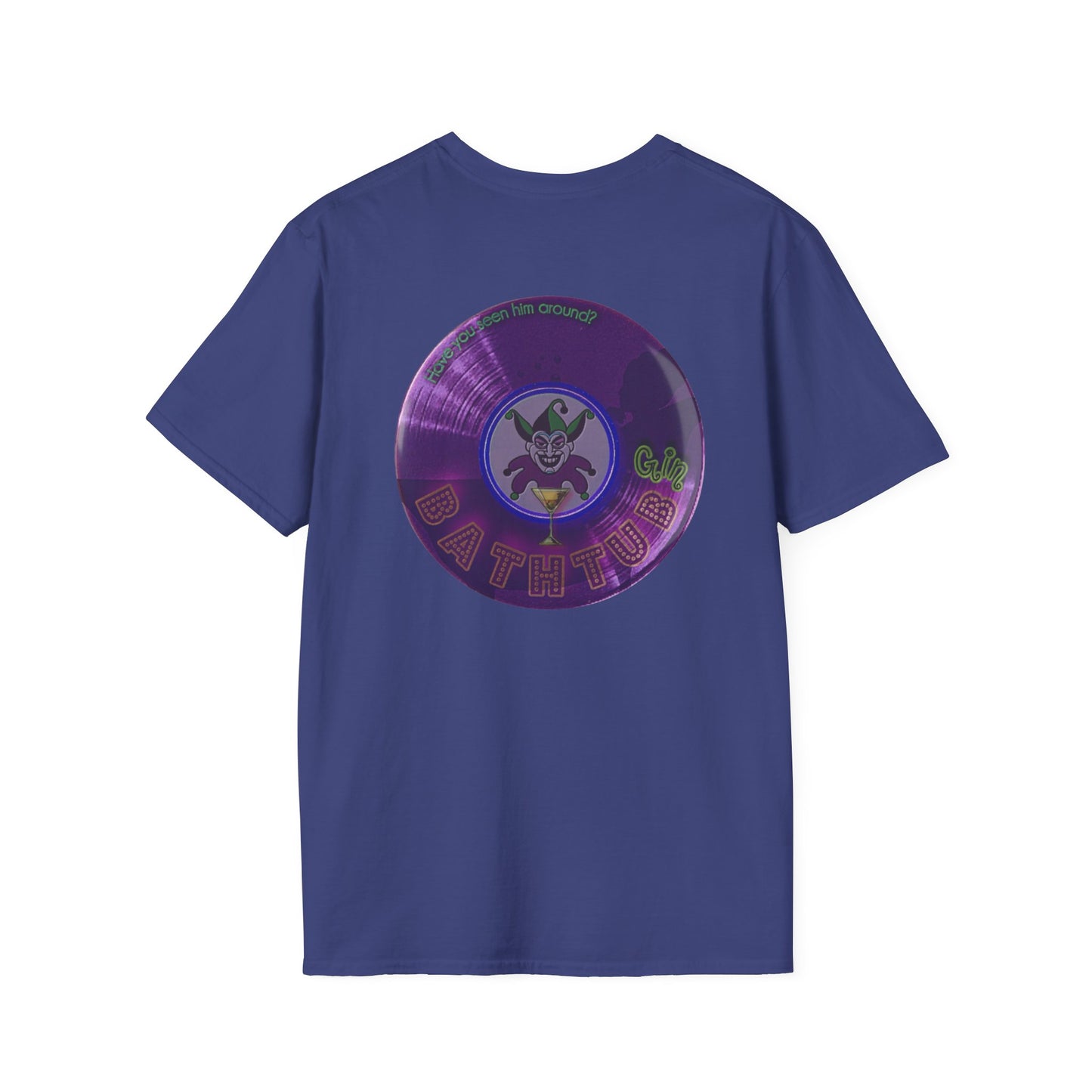 Classic Donut Tee - Unisex Soft-Style - "The Joker's Personal Tees - Troubadour Edition" - series 1.0 - variant 1 - purple donut