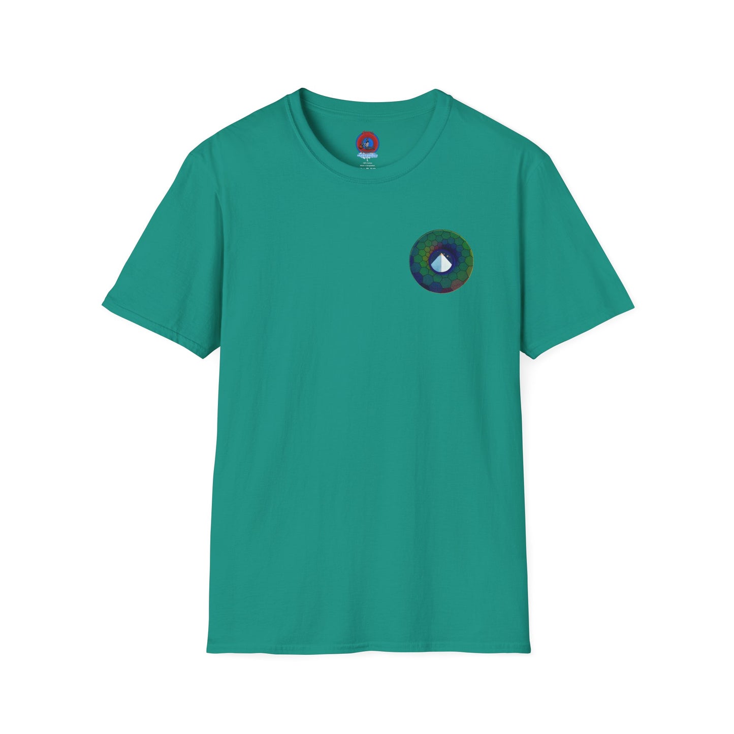 Classic Donut Tee - Unisex Soft-Style - "Limestone Donuts so Large" - variant 7 - green hexadonut