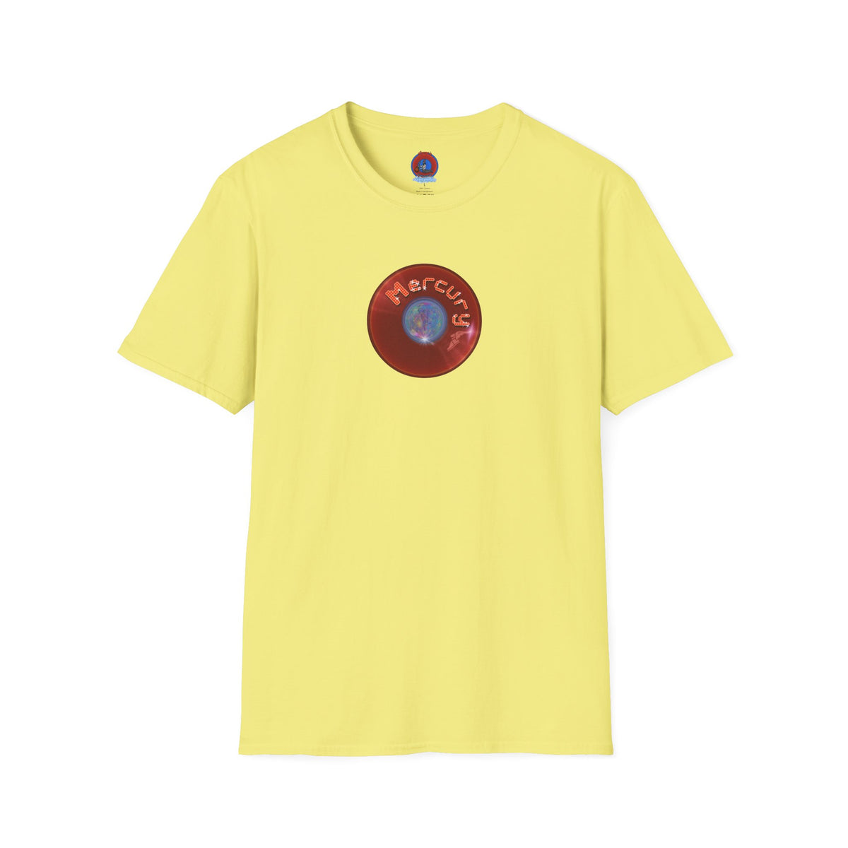 Classic Donut Tee - Unisex Soft-Style - "Donuts of the Gods" - series 1.0 - variant 3 - red donut