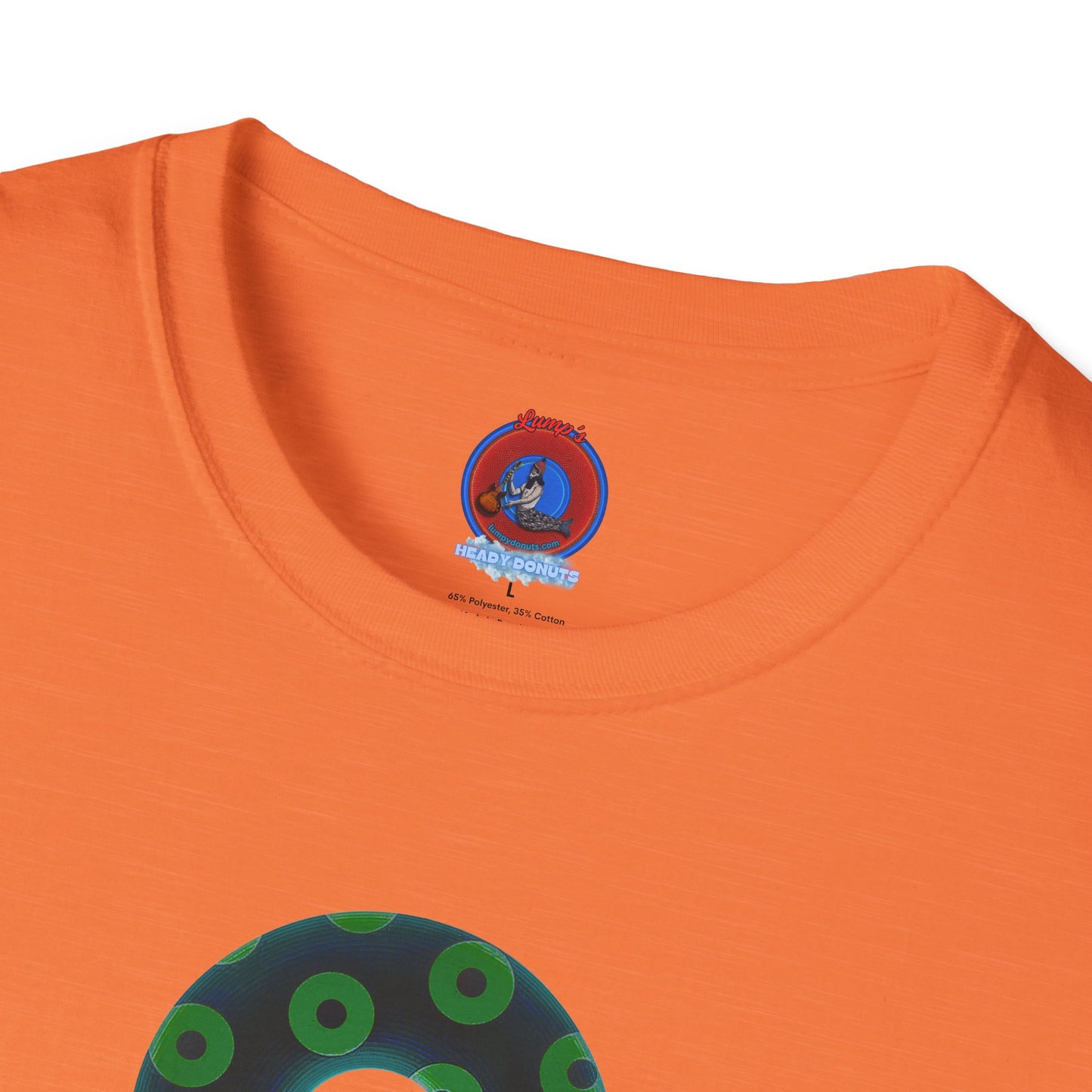 Plain Donuts/Unisex Soft-Style - "Plain Blimpy Paradoxical Donuts" - dark green/light green donuts