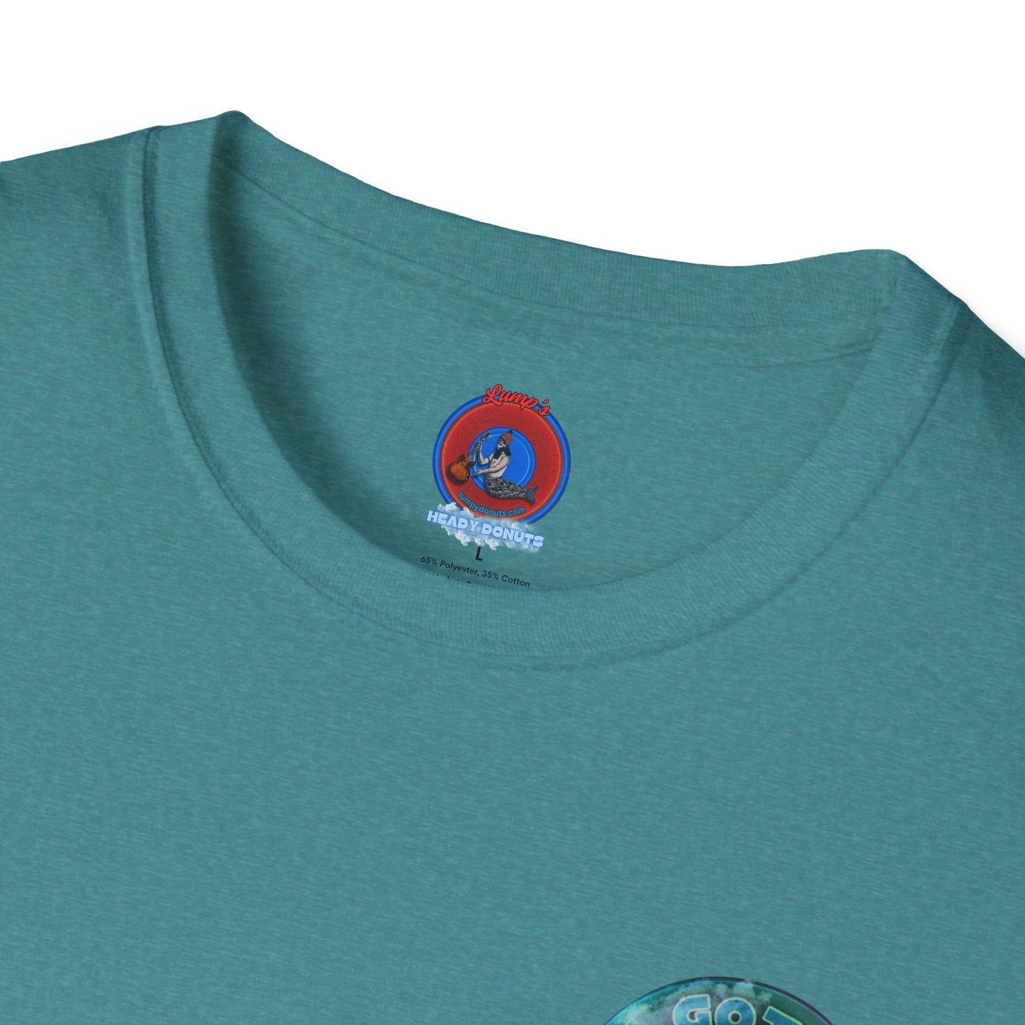 Classic Donut Tee - Unisex Soft-Style - "Gotta Donut?" - series 1.0 - teal donut