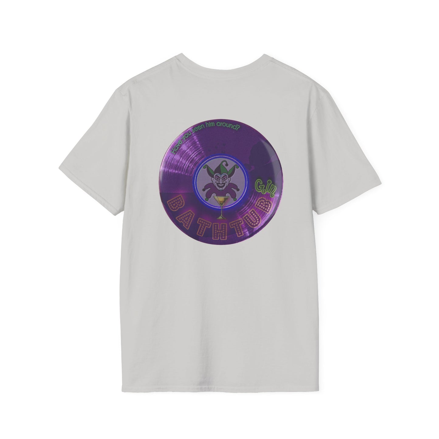 Classic Donut Tee - Unisex Soft-Style - "The Joker's Personal Tees - Troubadour Edition" - series 1.0 - variant 1 - purple donut