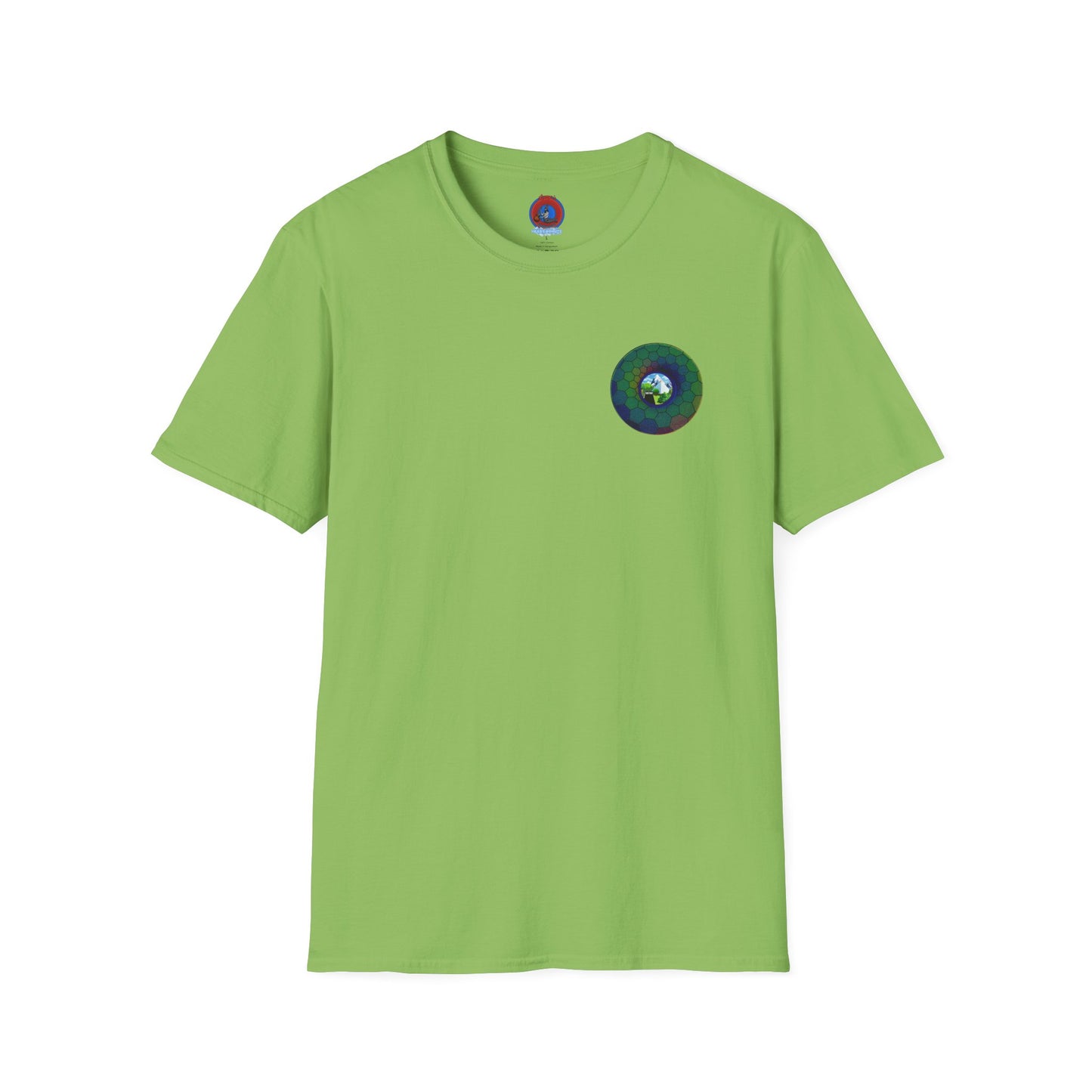 Classic Donut Tee - Unisex Soft-Style - "Mansions of South Park" - series 1.0 - variant 2 - green hexadonut