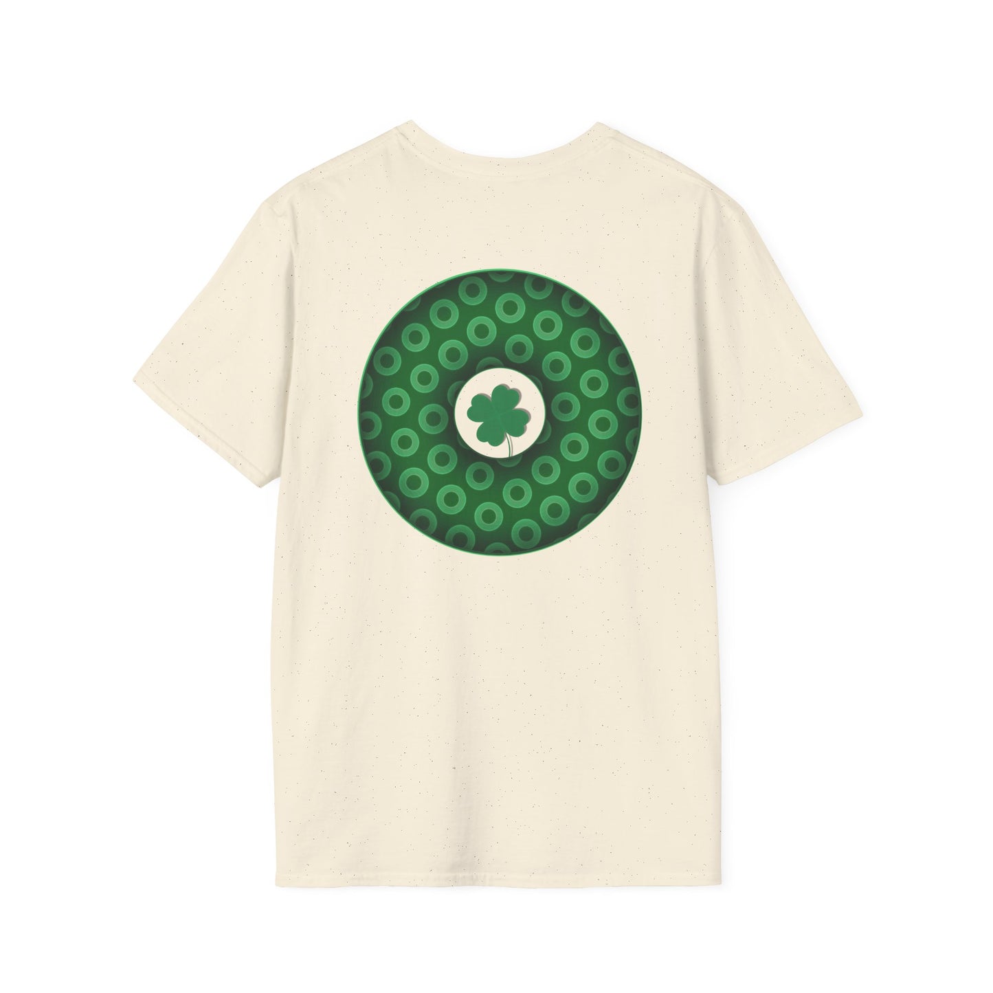 Classic Donut Tee - Unisex Soft-Style - "Patron Saint of Donuts" - St. Patrick's Day Donut - holiday edition - variant 1