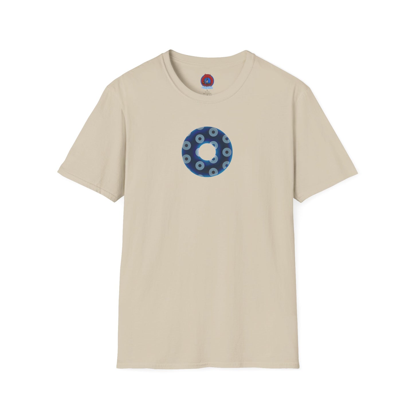 Plain Donuts/Unisex Soft-Style - "Plain Blimpy Paradoxical Donuts" - dark blue/gray donuts