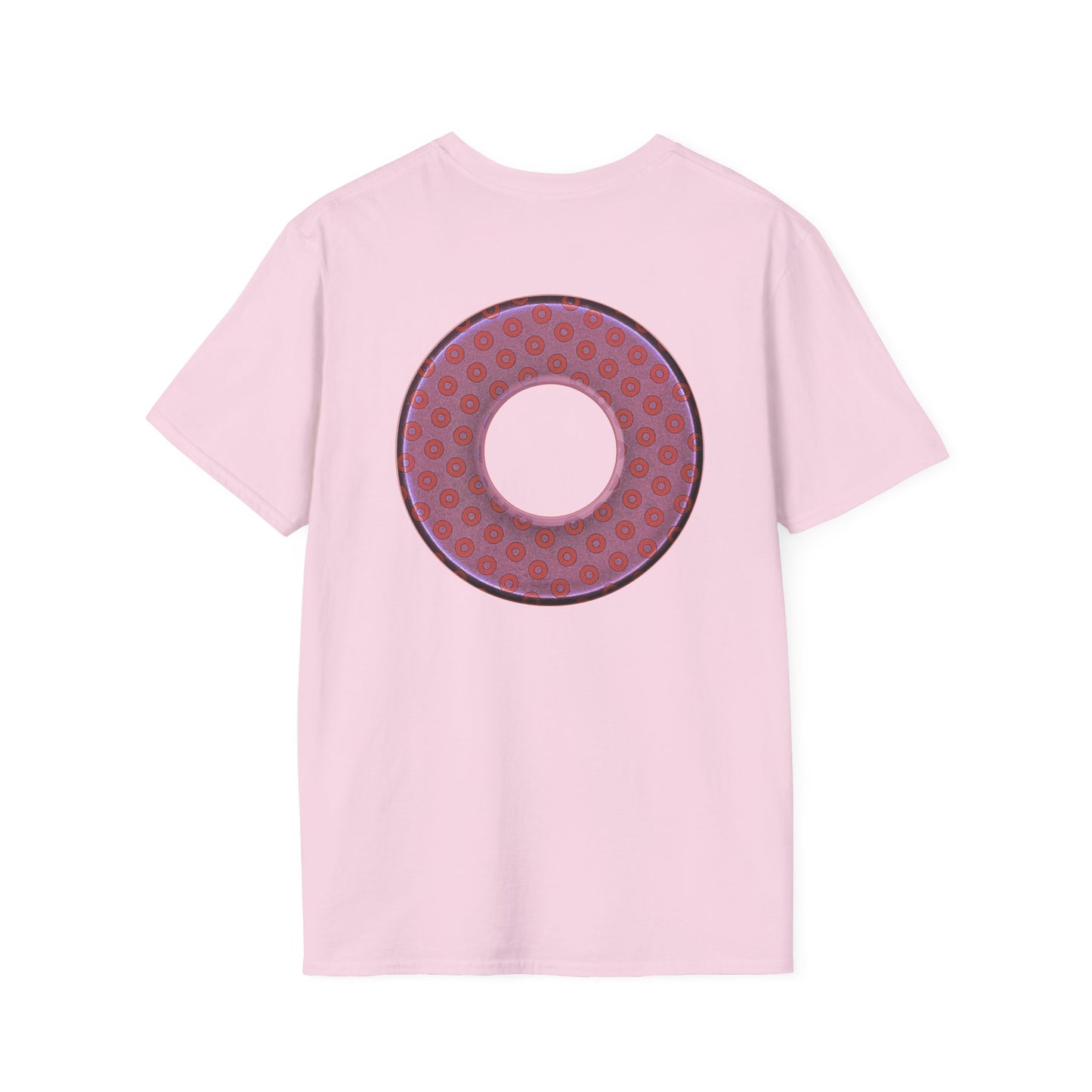 Plain Donuts/Unisex Soft-Style - "Plain Electric Paradoxical Donuts" - pink/mauve donuts