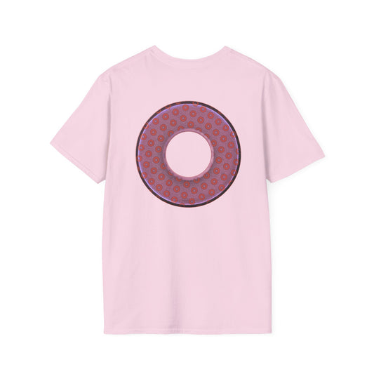 Plain Donuts/Unisex Soft-Style - "Plain Electric Paradoxical Donuts" - pink/mauve donuts