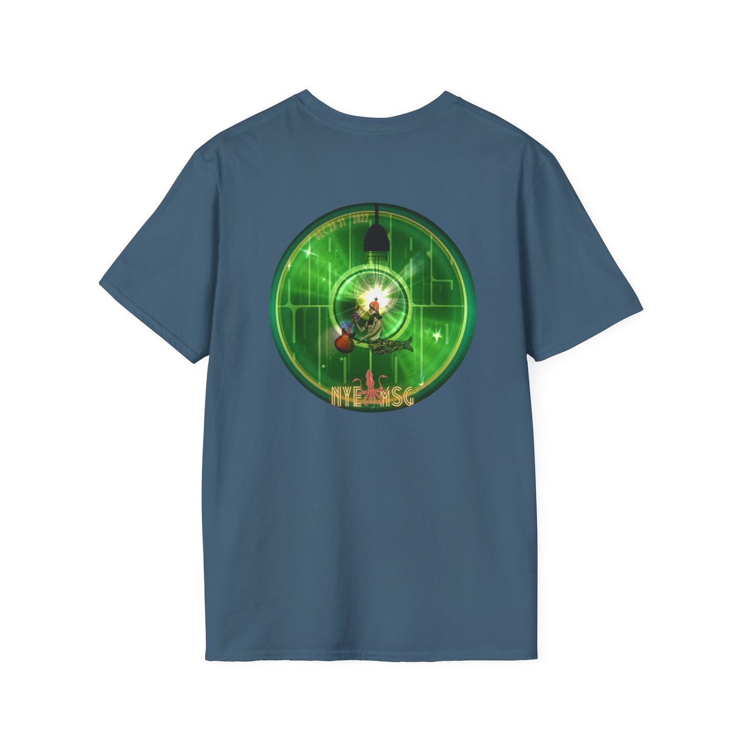 Classic Donut Tee - Unisex Soft-Style - "There was a party Dec 28-31 2022 in NYC, now tell me where were you" - series 1.0  - *green [commemorative donut]
