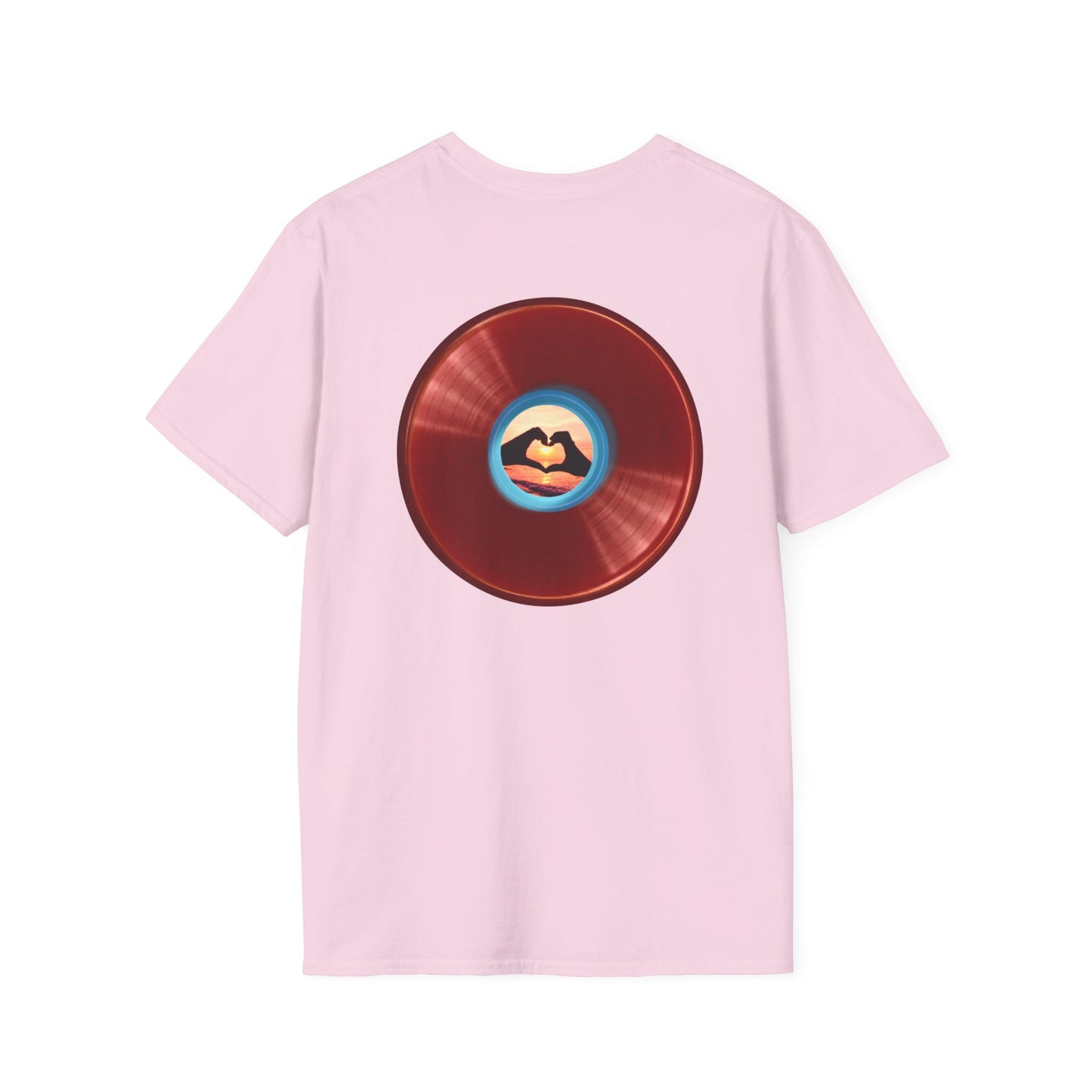 Classic Donut Tee - Unisex Soft-Style - "Wasted Donut" - series 1.0 - variant 1 - red donut