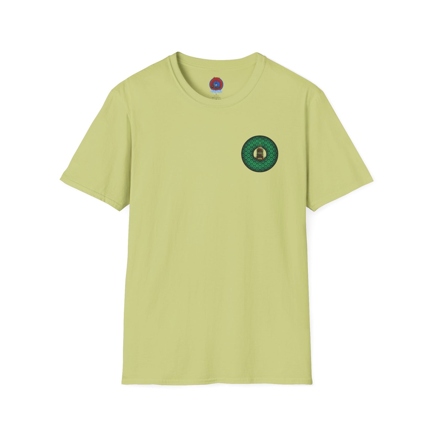 Classic Donut Tee - "Save Mondegreen City Hall Clock Tower" - paradox donut - series 1.0 - variant 2 - green donut