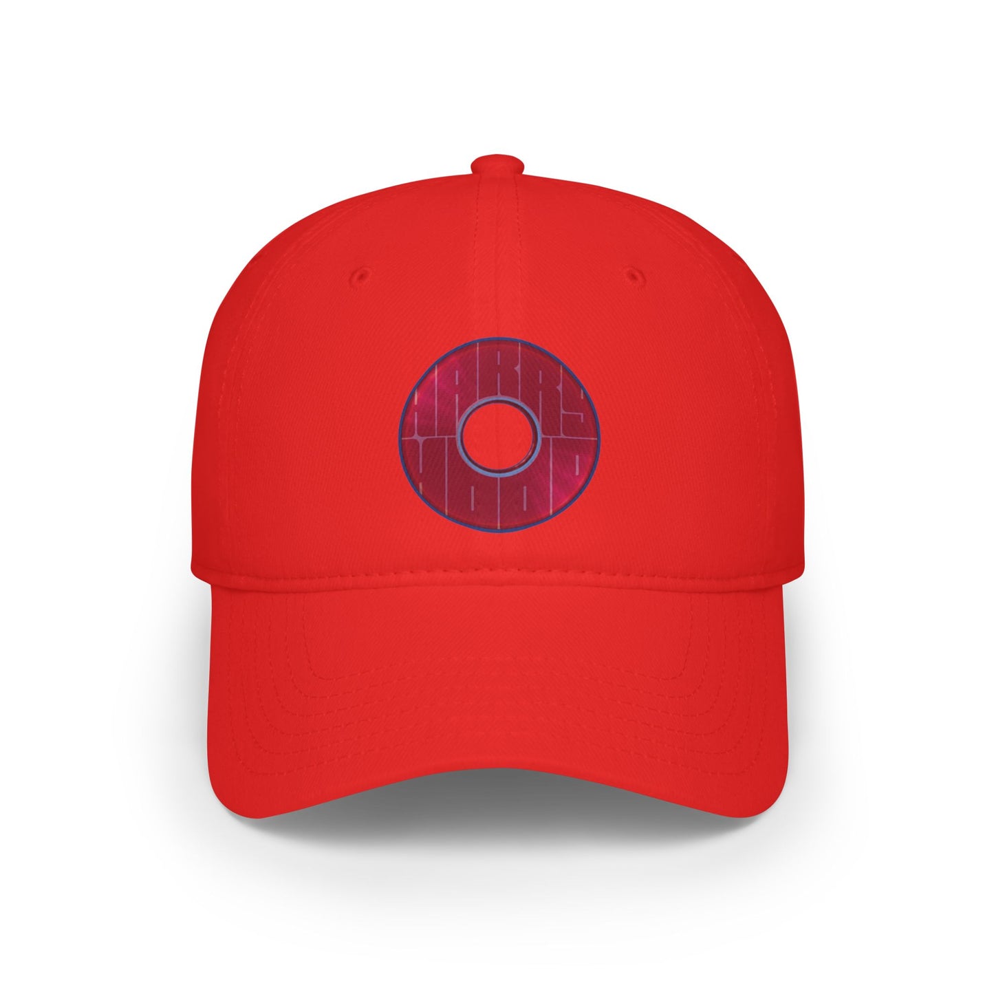 Donut Baseball Cap - "Harry Unofficial Donut Cap" - variant 1 - magenta/purple donut w/words