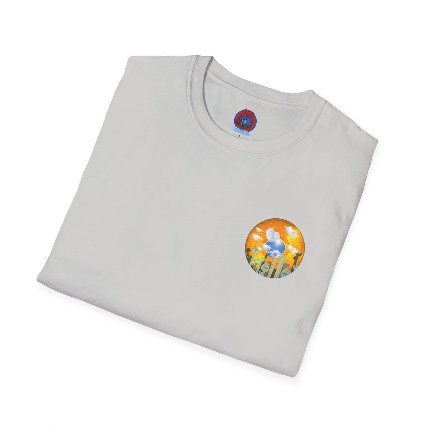 Classic Donut Tee - Unisex Soft-Style - "The Golden Age of Donuts" - golden donut