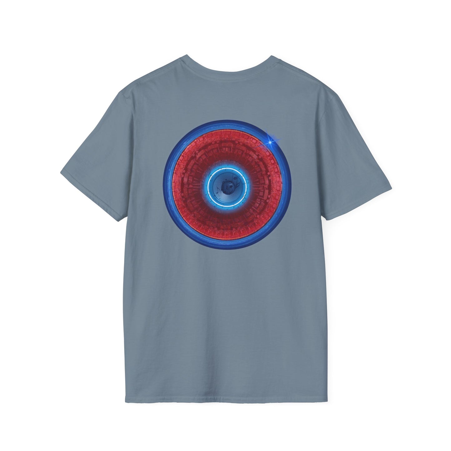 Classic Donut Tee - Unisex Soft-Style - "Homer's Perfect Donut" - series 1.0  - variant 2 - dark blue edging