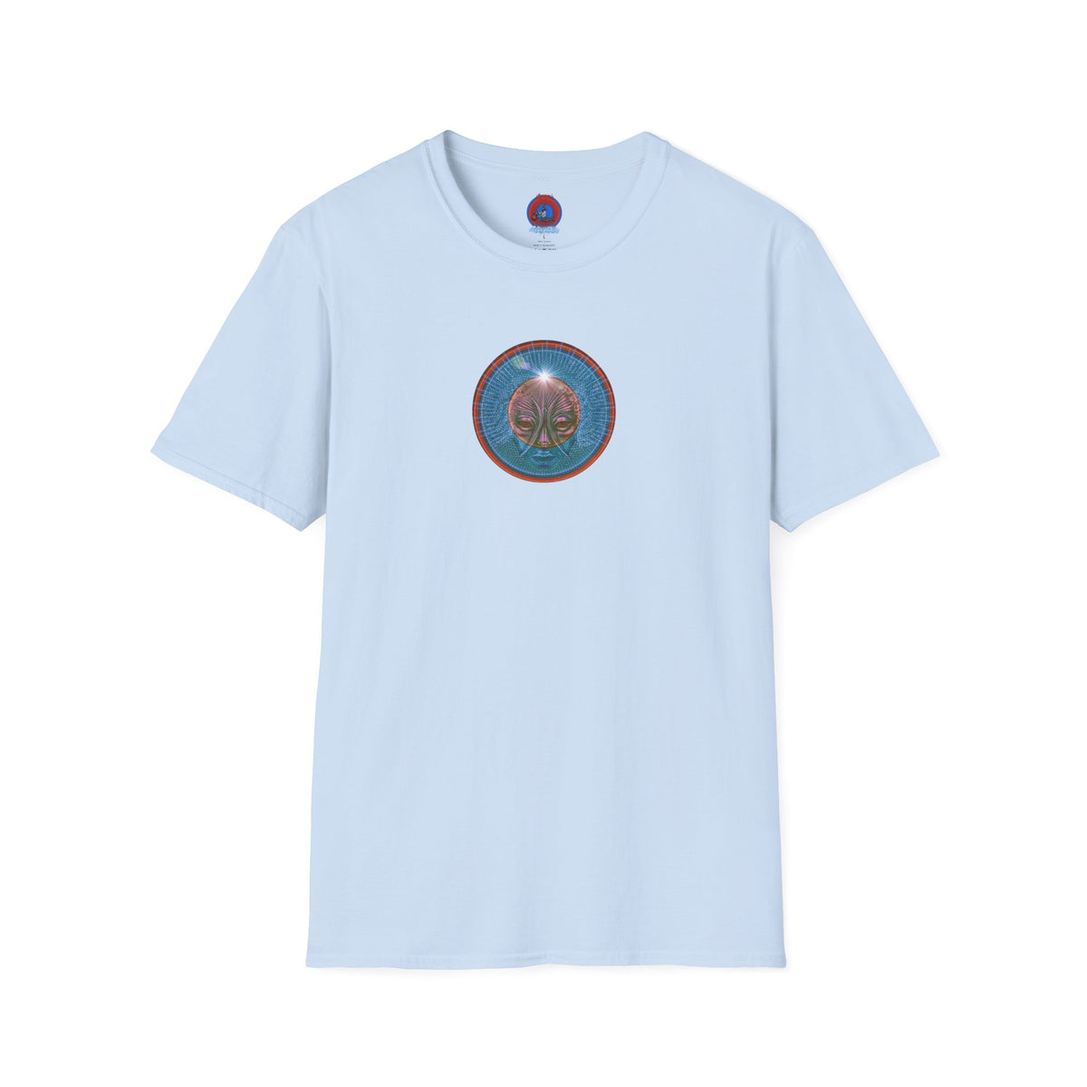 Classic Donut Tee - Unisex Soft-Style - "Donuts: Conjurers of Awesome" - series 1.0  - variant 1 - blue donut