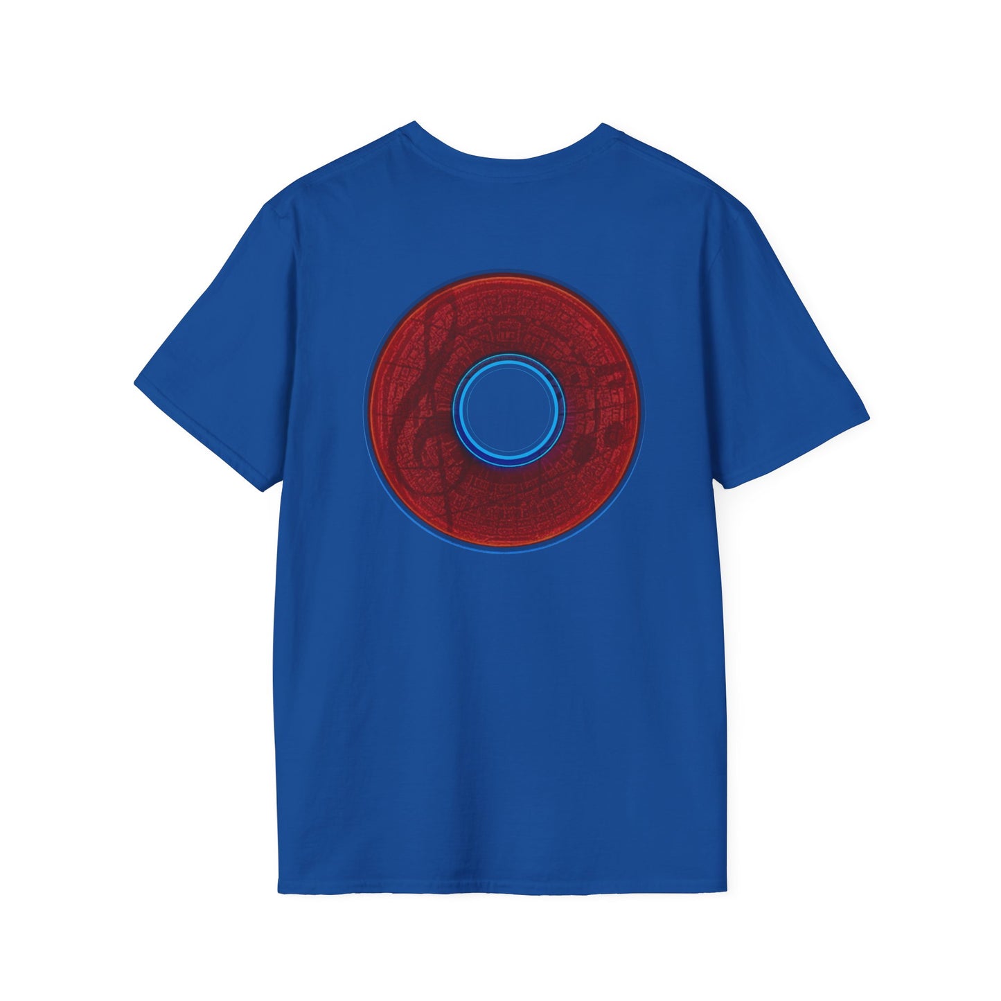 Classic Donut Tee - Unisex Soft-Style - "The Musically Gifted Donut" - red donut - series 1.0