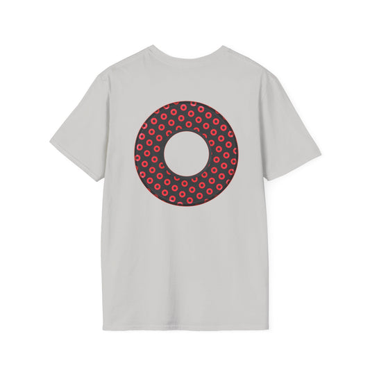 Plain Donuts/Unisex Soft-Style - "Plain Electric Paradoxical Donuts" - black/red donuts