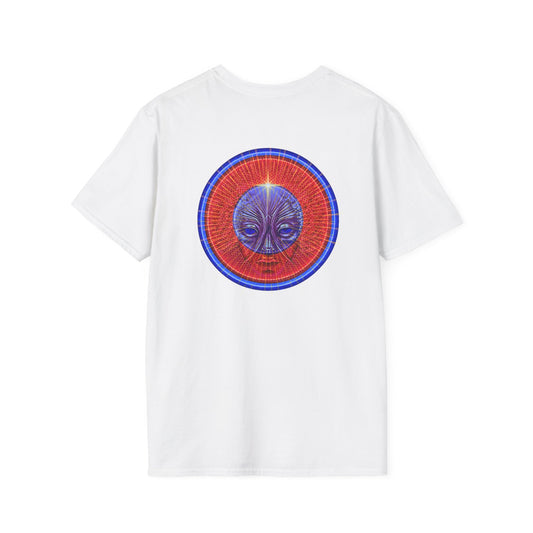 Classic Donut Tee - Unisex Soft-Style - "Donuts: Conjurers of Awesome" - series 1.0  - variant 2 - red rustic donut