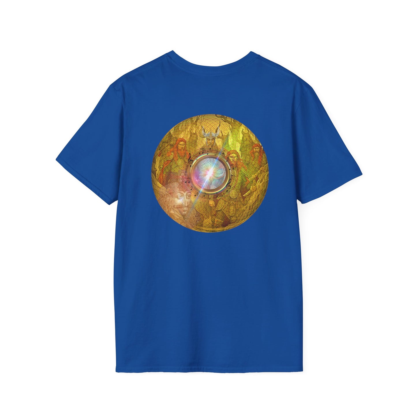 Classic Donut Tee - Unisex Soft-Style - "Vlad's Royal Donut Stash" - golden symmetrical donut