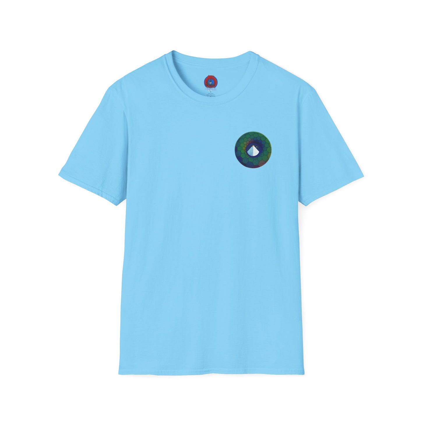 Classic Donut Tee - Unisex Soft-Style - "Limestone Donuts so Large" - variant 7 - green hexadonut