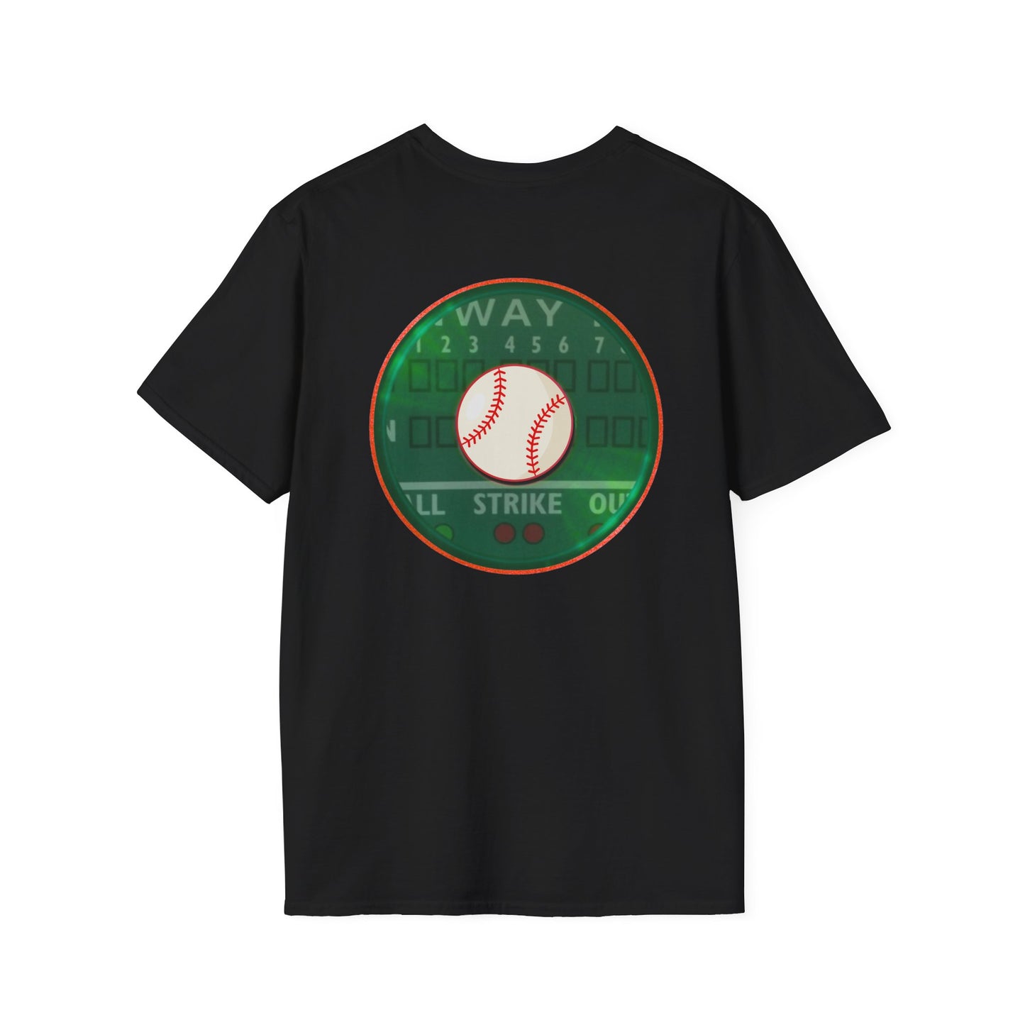 Classic Donut Tee - Unisex Soft-Style - "Phenway Ballpark Donuts" - vivid monsta donut - variant 2