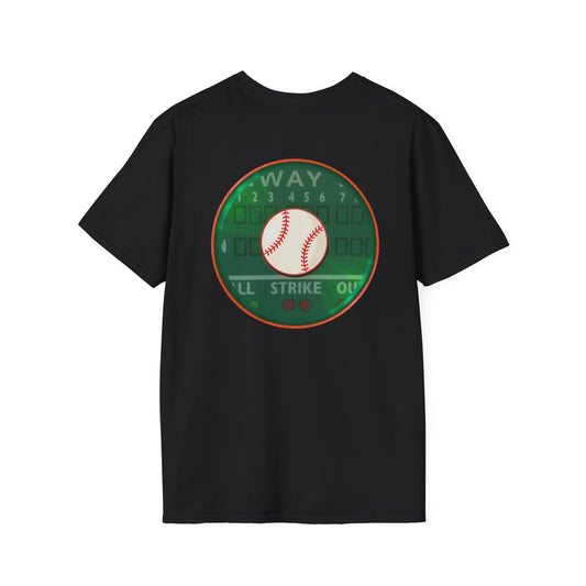 Classic Donut Tee - Unisex Soft-Style - "Phenway Ballpark Donuts" - vivid monsta donut - variant 2