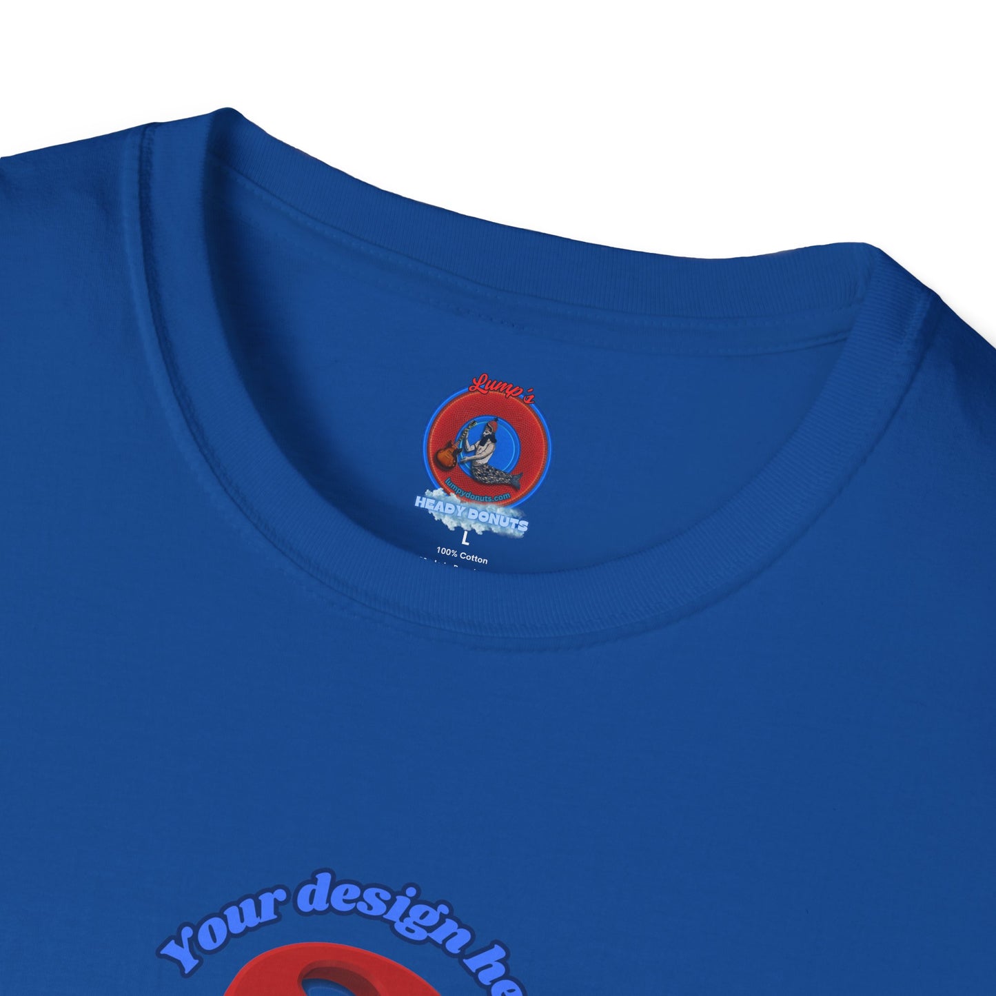 EXAMPLE PRODUCT: - "Example Only: Do Not Order - Create Your Own Donut" - vivid red question mark donut