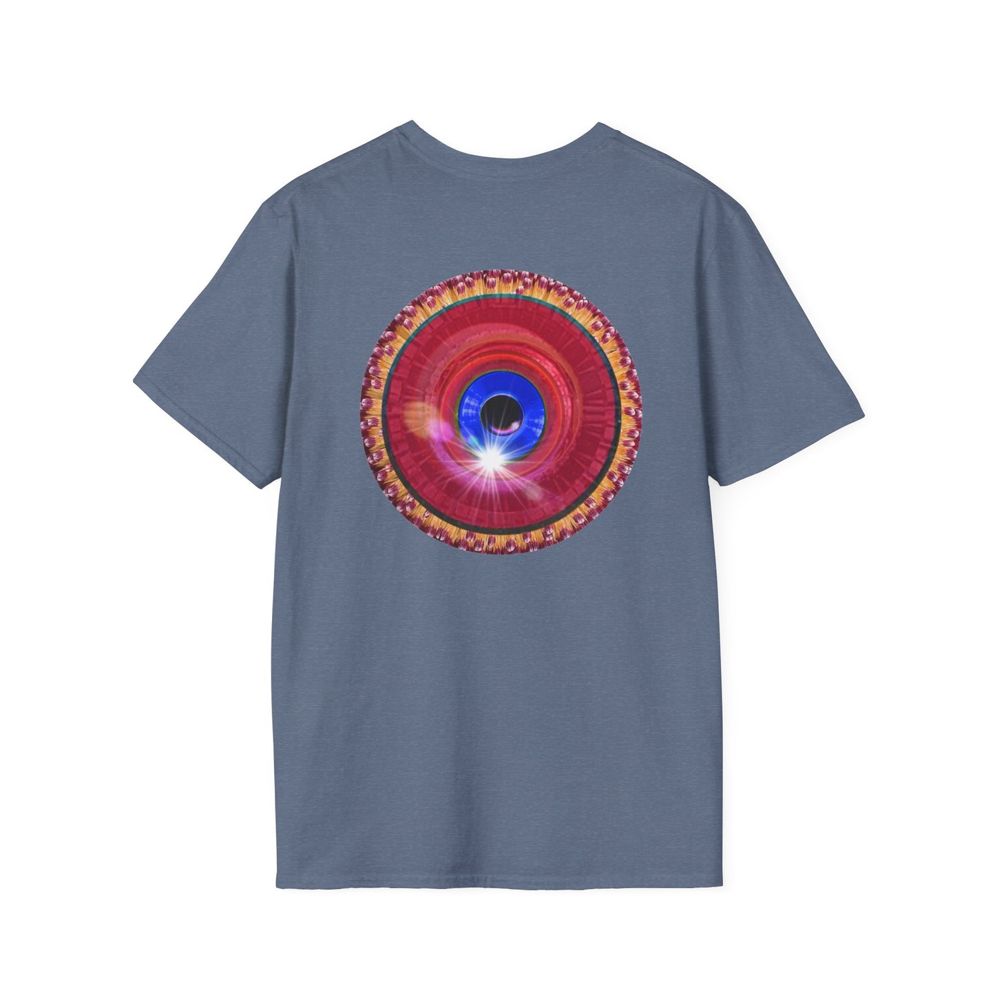 Classic Donut Tee - Unisex Soft-Style - "The Donut made with Solitary Flour" - red donut