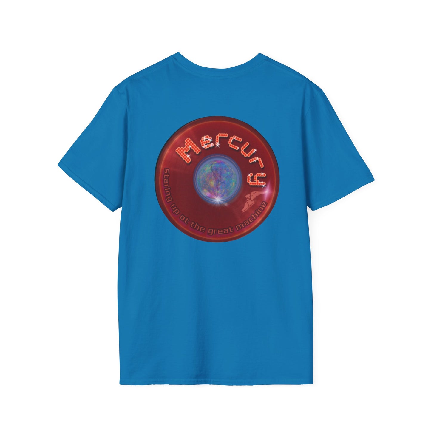 Classic Donut Tee - Unisex Soft-Style - "Donuts of the Gods" - series 1.0 - variant 2 - red donut