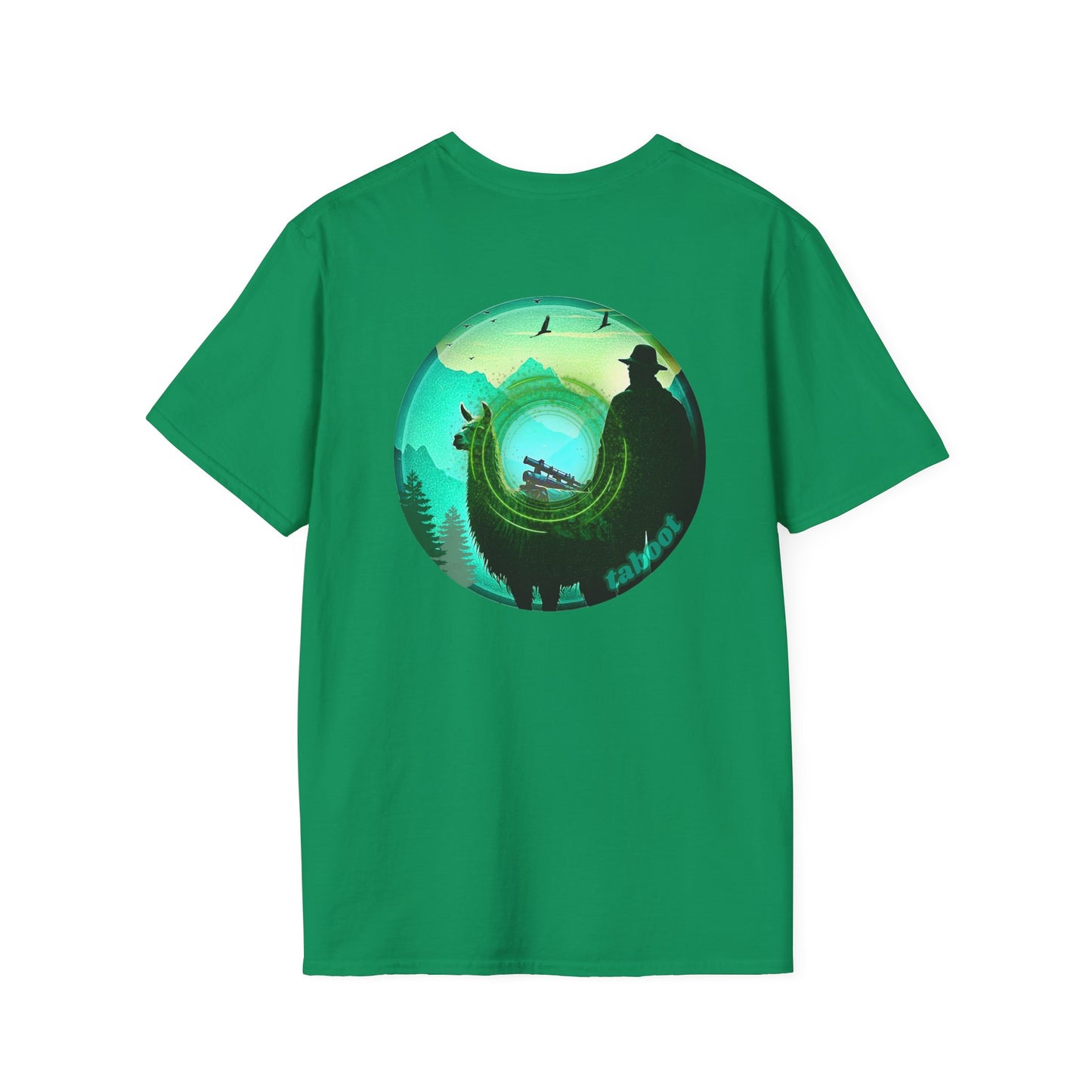 Classic Donut Tee - Unisex Soft-Style - "The Taboo(t) Donut" - green/picture donut