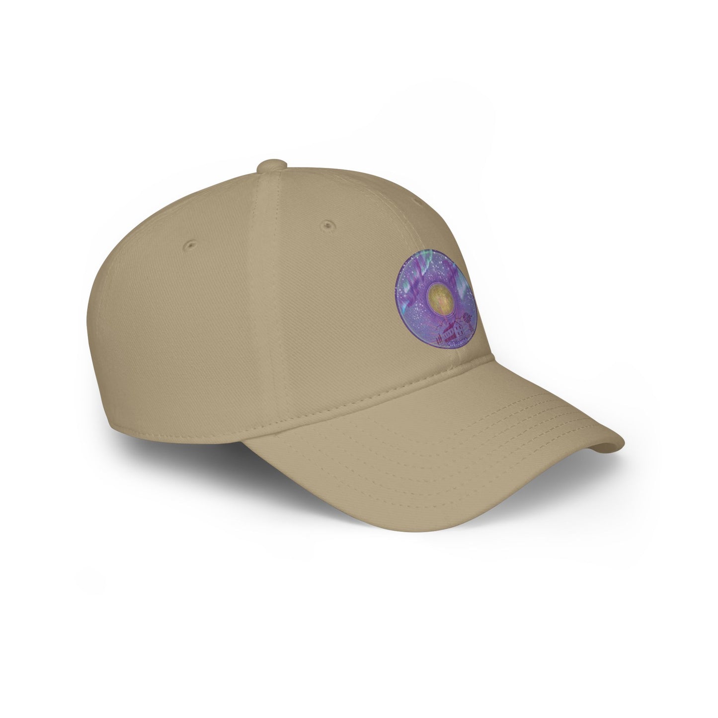Lumpy Donut Baseball Cap - "Welcome, This is your Donut Cap" - vivid purple donut w/