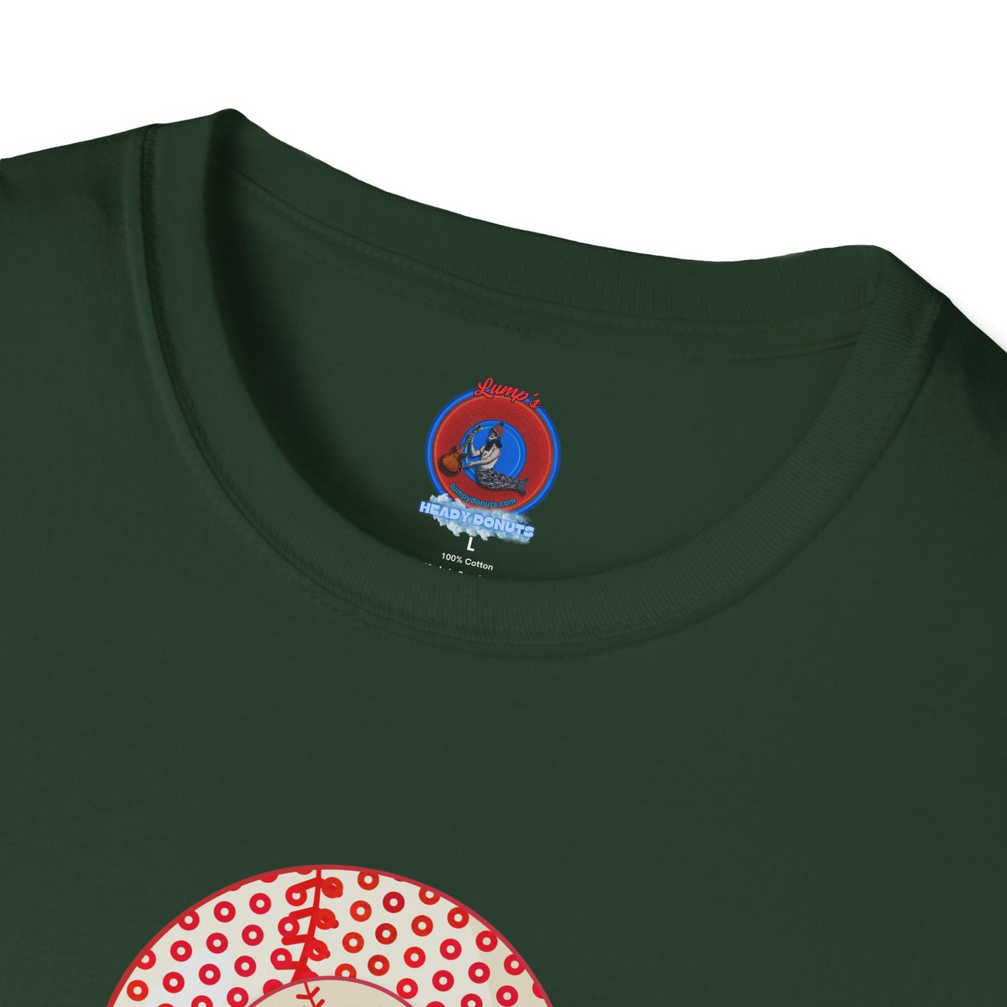 Classic Donut Tee - Unisex Soft-Style - "Phenway Ballpark Donuts" - baseball paradox donut - variant 3