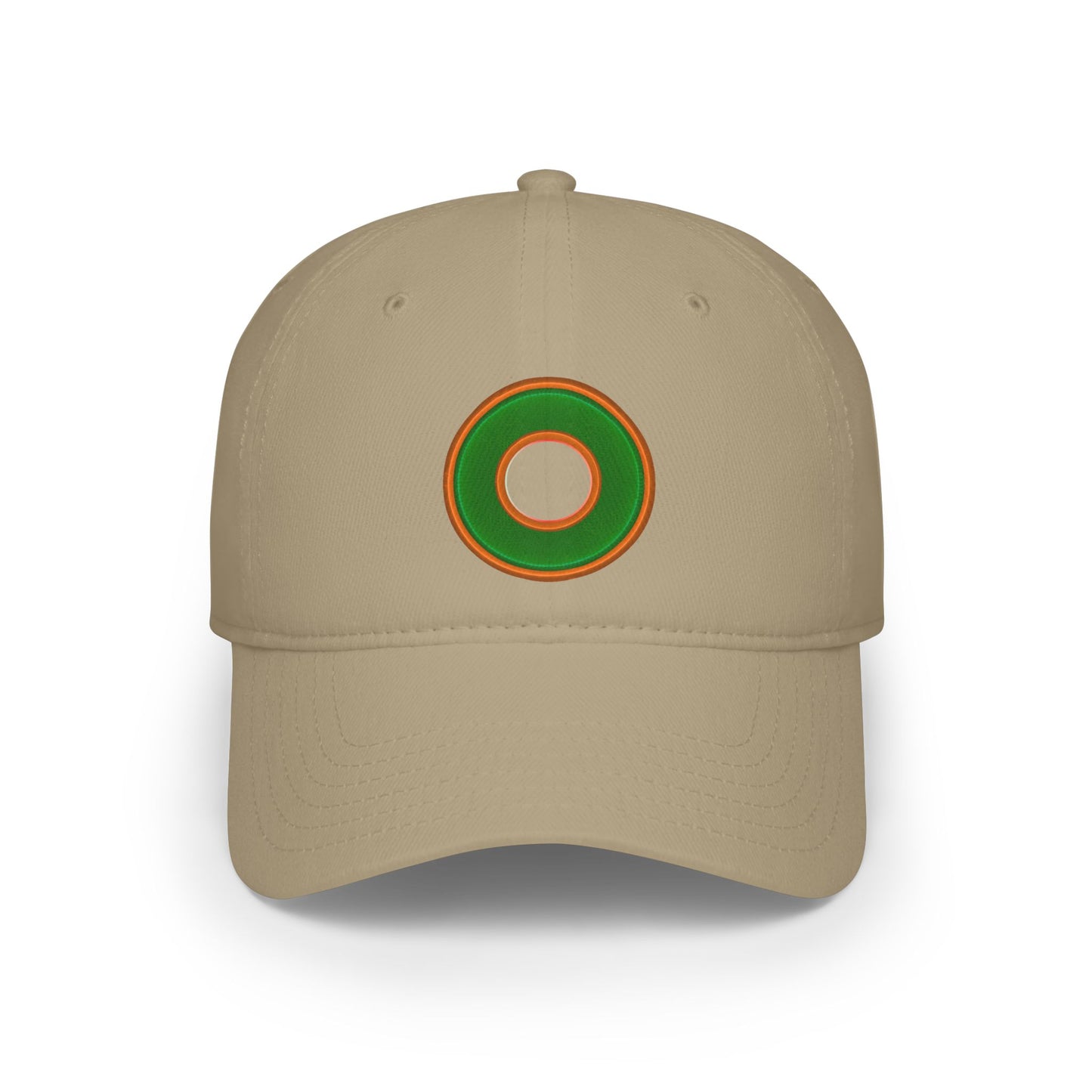 Lumpy Donut Baseball Cap - "Plain [Mary] Jane" - rustic green donut donut w/