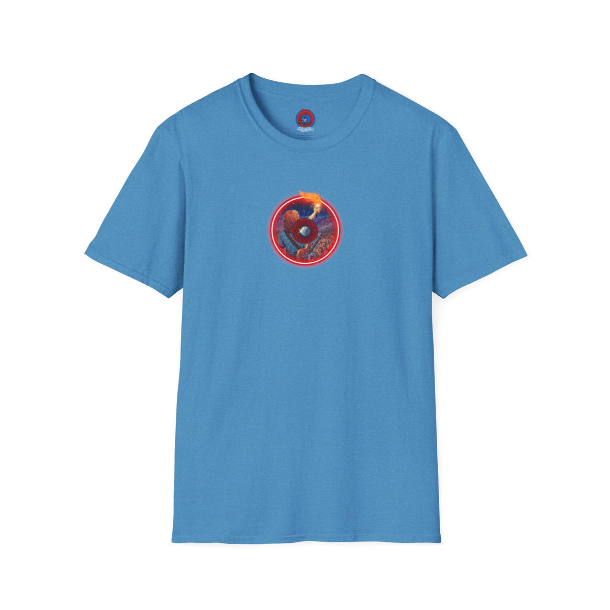 Classic Donut Tee - Unisex Soft-Style - "Torchbearer's Donut " - red donut