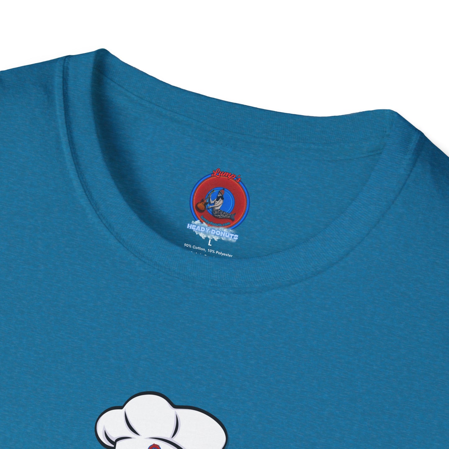 Classic Donut Tee - Unisex Soft-Style - "My Phriend the Donut" - plump vivid red donut