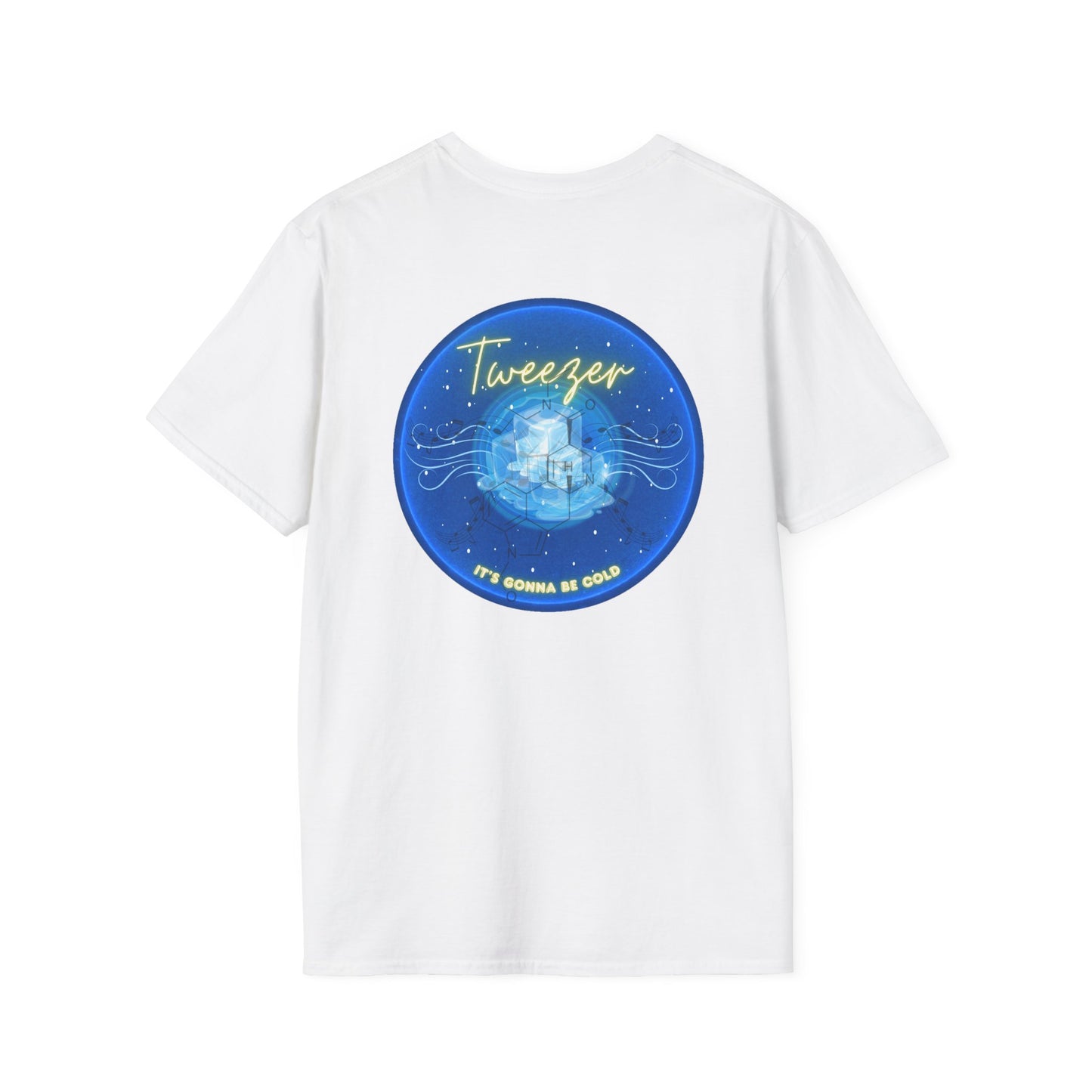 Classic Donut Tee - Unisex Soft-Style - "The Donut Reprise" - ice cold blue donut