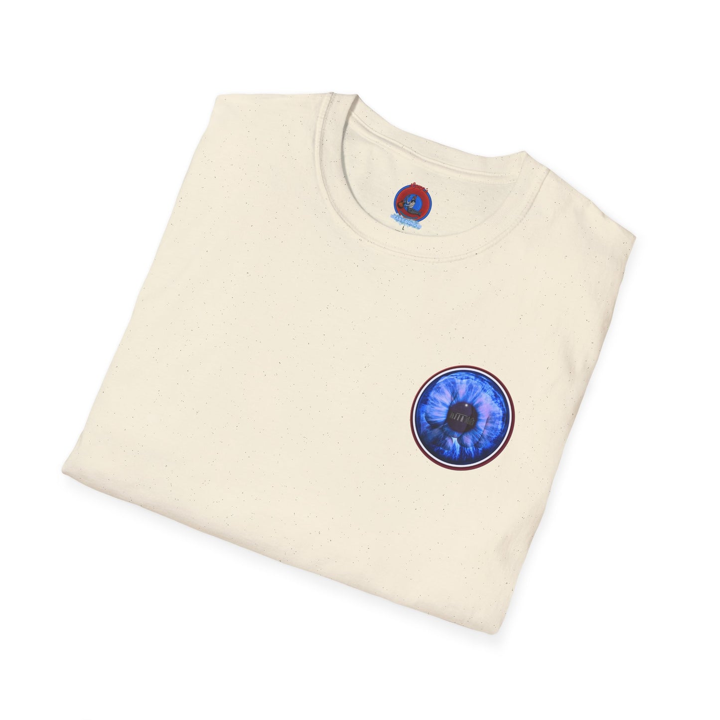 Classic Donut Tee - Unisex Soft-Style - "Wilson's Eyesore Donut Tee" - blue idonut - variant 3