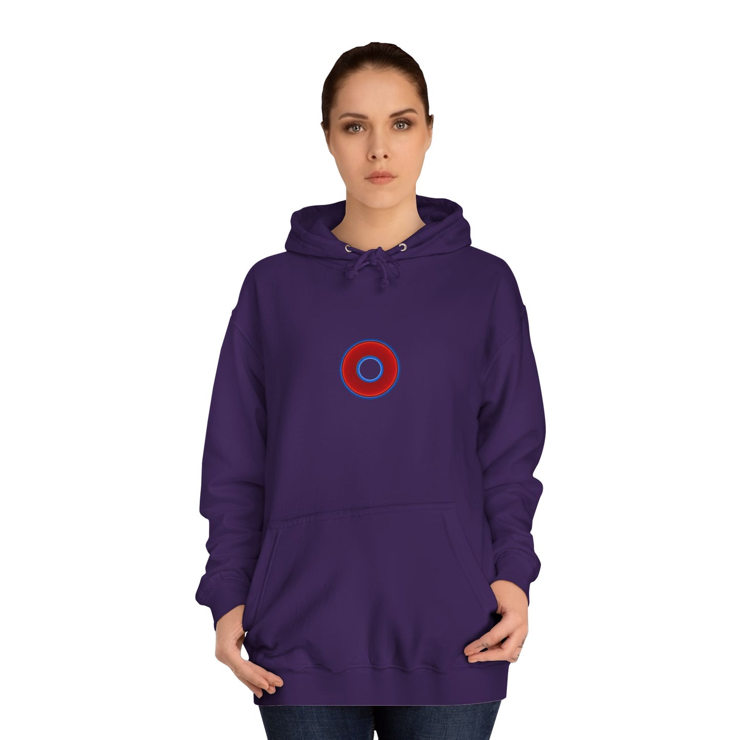 Harriette's Hoodie - with Lumpy Donuts - Official Lumpy Logo - Variant #2 - Red Donuts