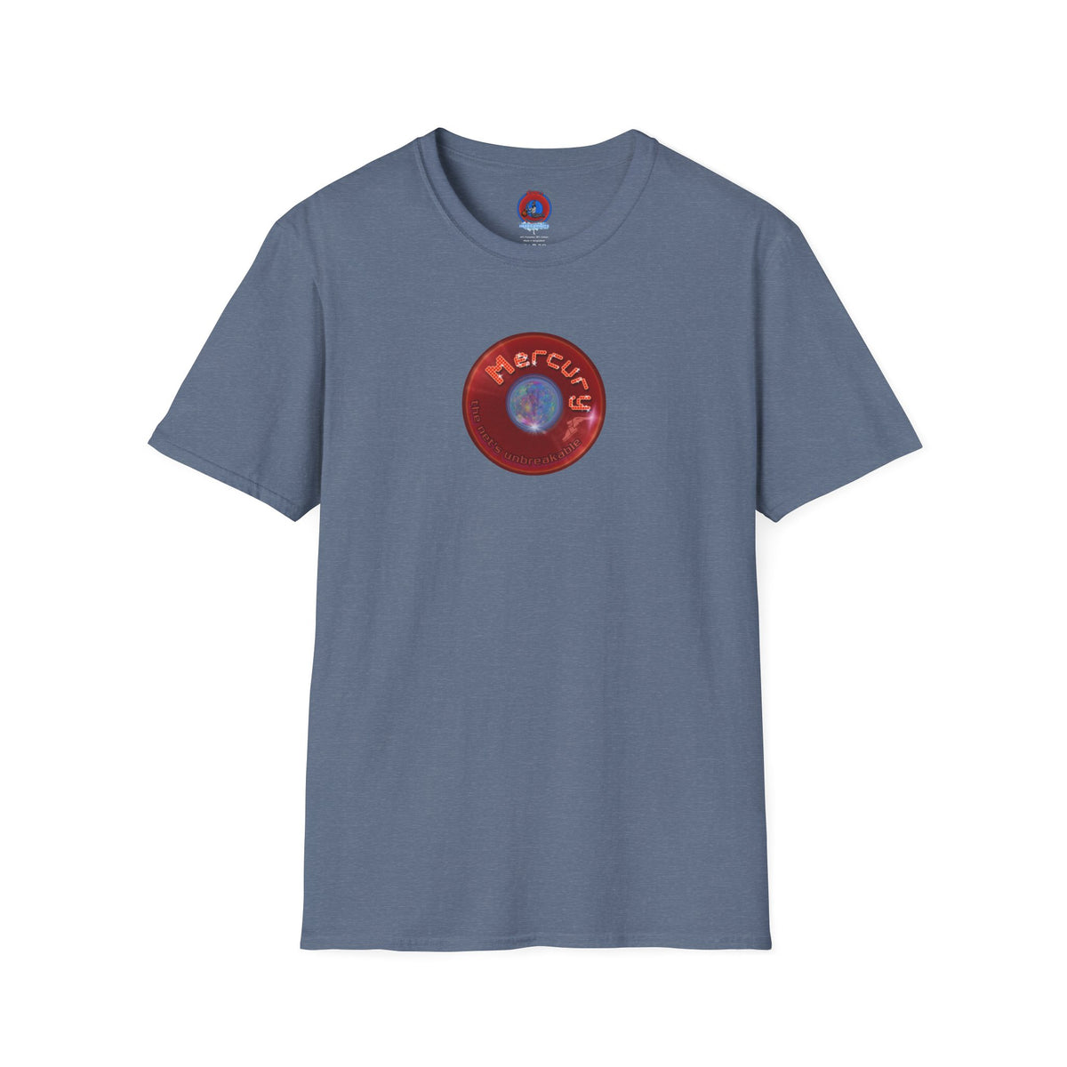 Classic Donut Tee - Unisex Soft-Style - "Donuts of the Gods" - series 1.0 - variant 4 - red donut