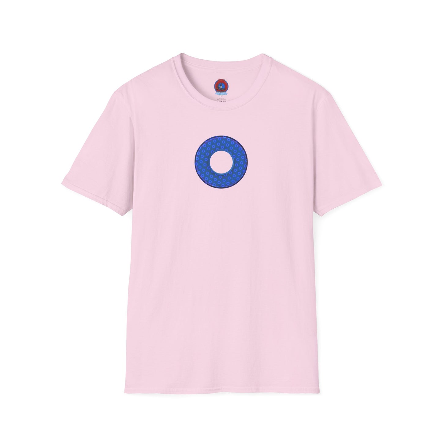 Plain Donuts/Unisex Soft-Style - "Plain Electric Paradoxical Donuts" - royal blue/dark blue donuts