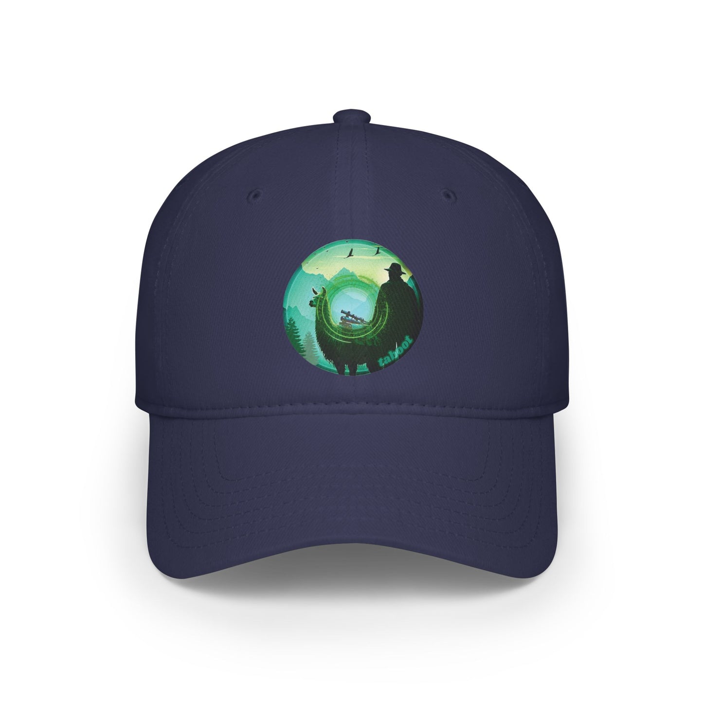 Lumpy Donut Baseball Cap - "The Taboo(t) Donut Cap" - green pic donut w/