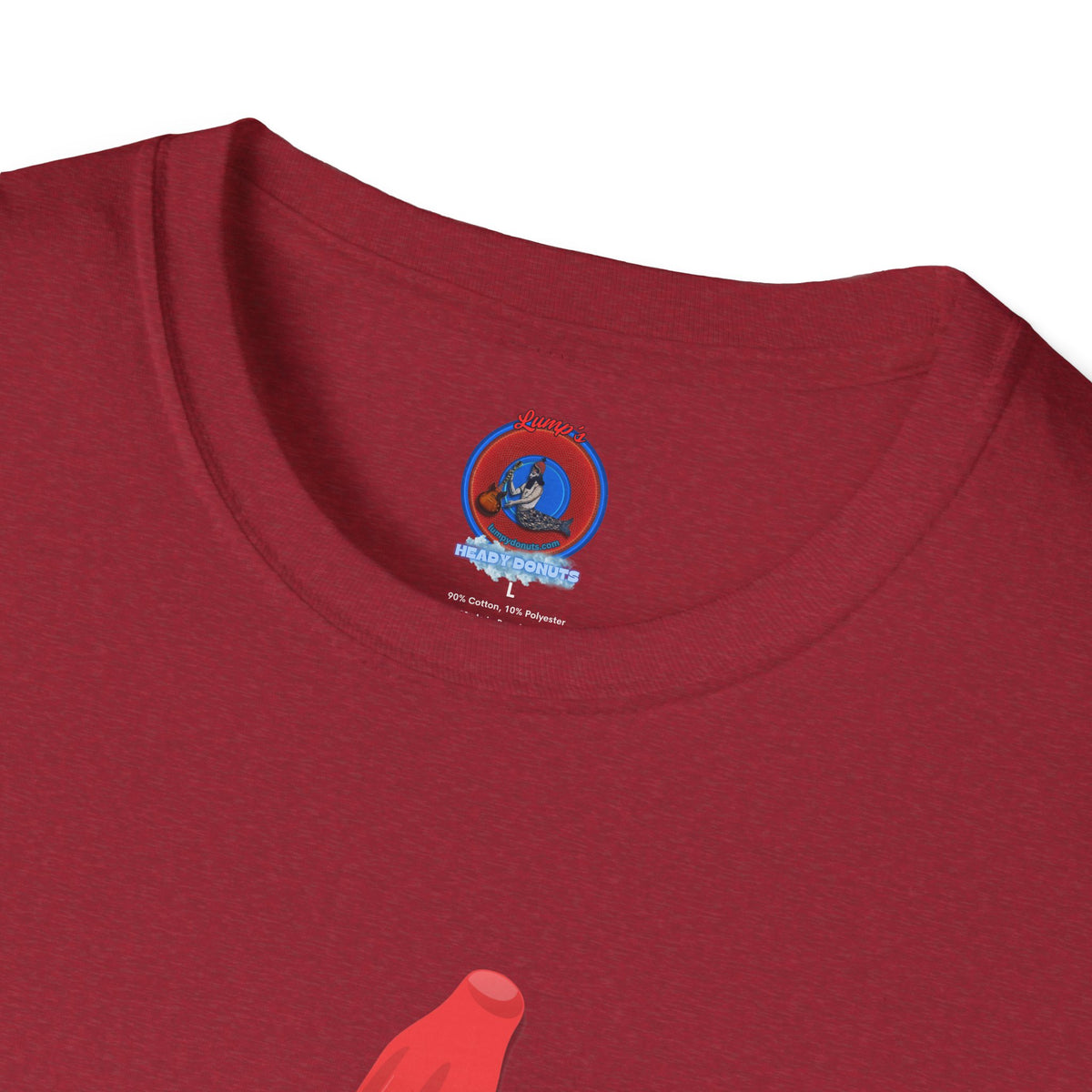 Classic Donut Tee - Unisex Soft-Style - "Blow this Popsicle Stand" - red/blue/cream - bomb pop