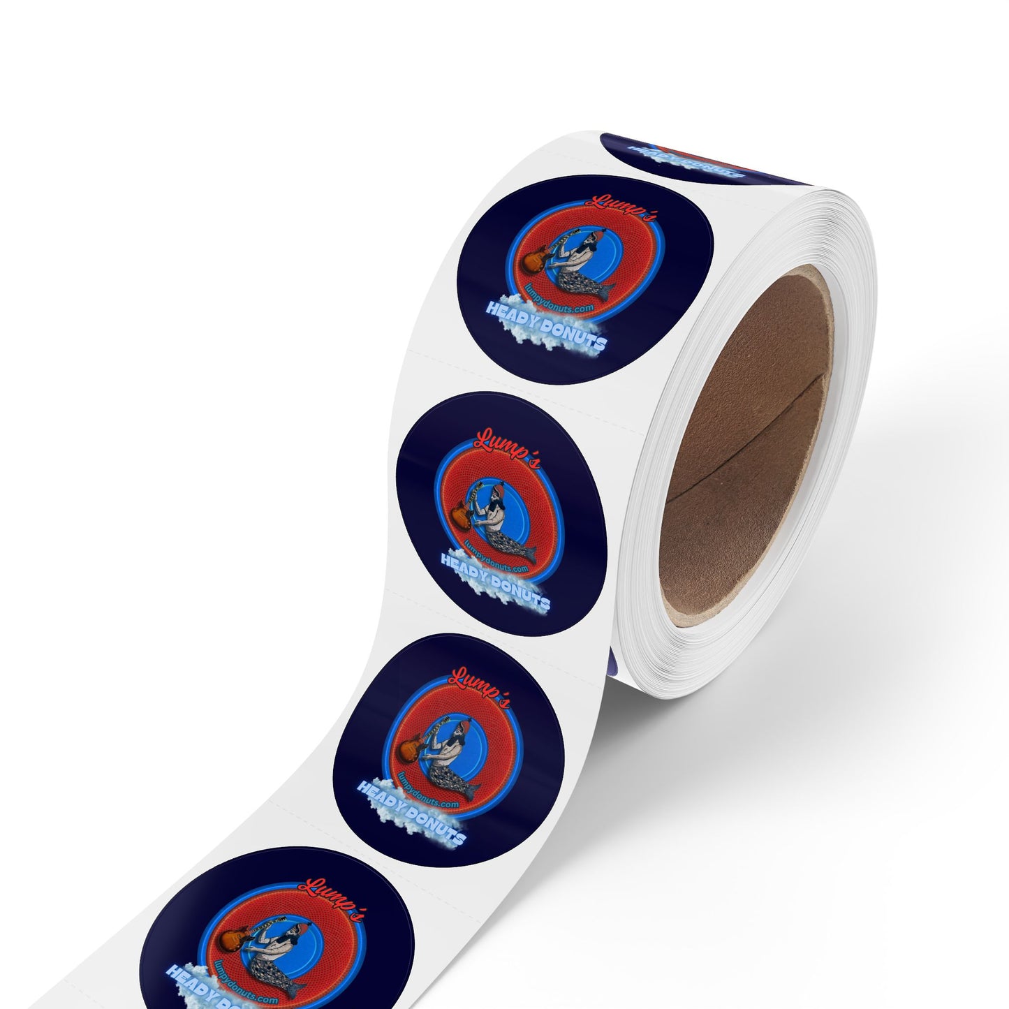Marketing - Logo - Round Sticker Label Rolls - 50/100/250 count