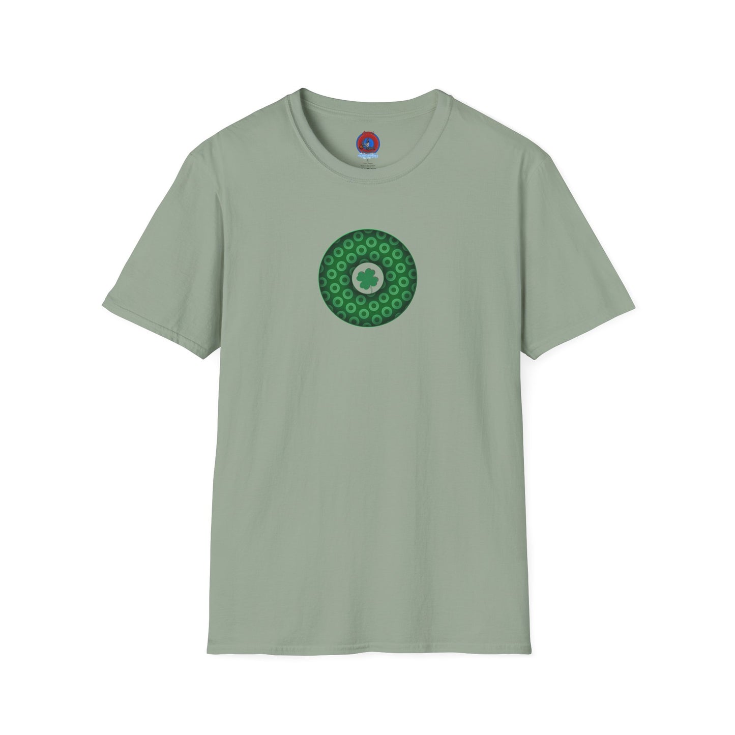 Classic Donut Tee - Unisex Soft-Style - "Patron Saint of Donuts" - St. Patrick's Day Donut - holiday edition - variant 1