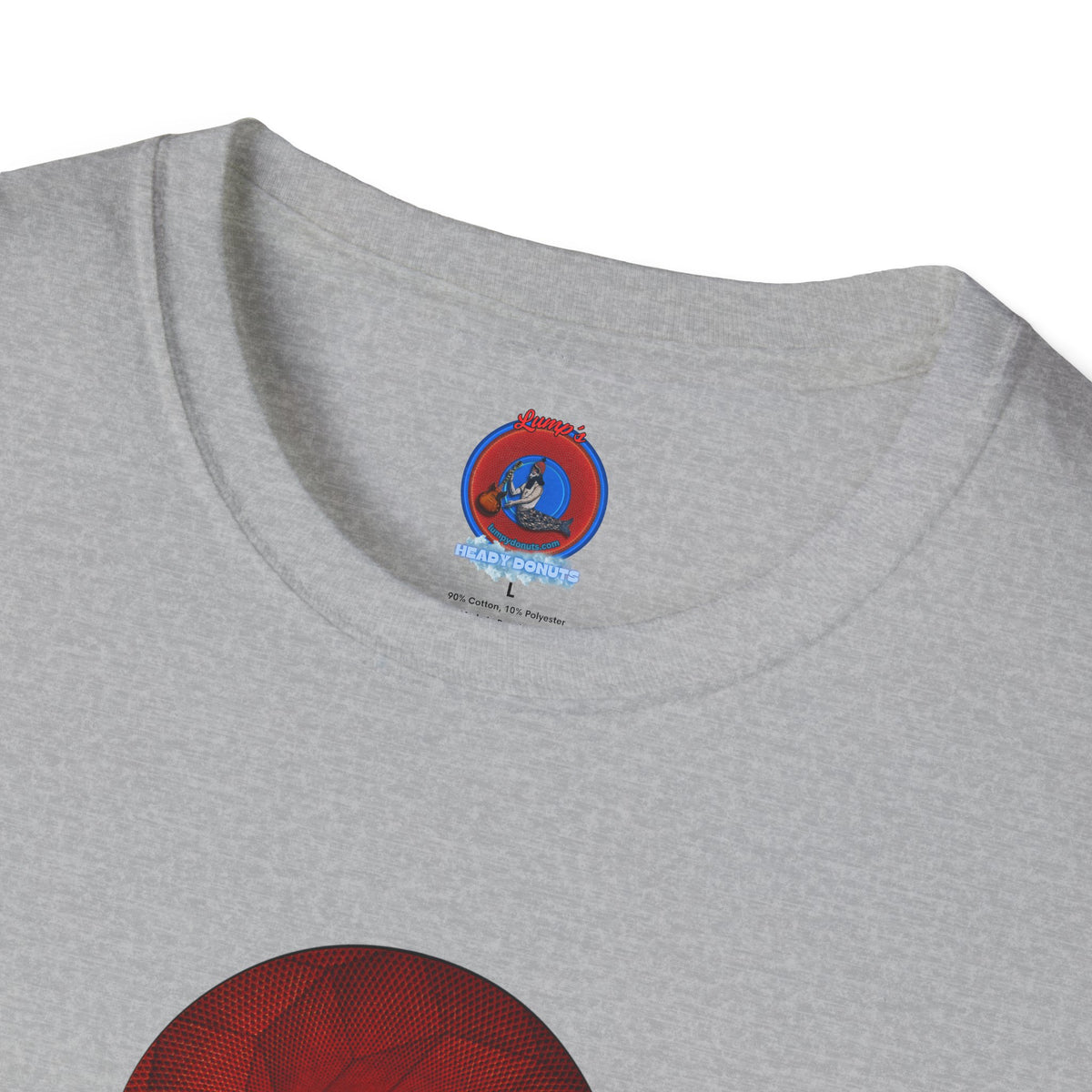 Classic Donut Tee - Unisex Soft-Style - "It's Ice... Cube's Donut" - variant 1 - red cubed donut