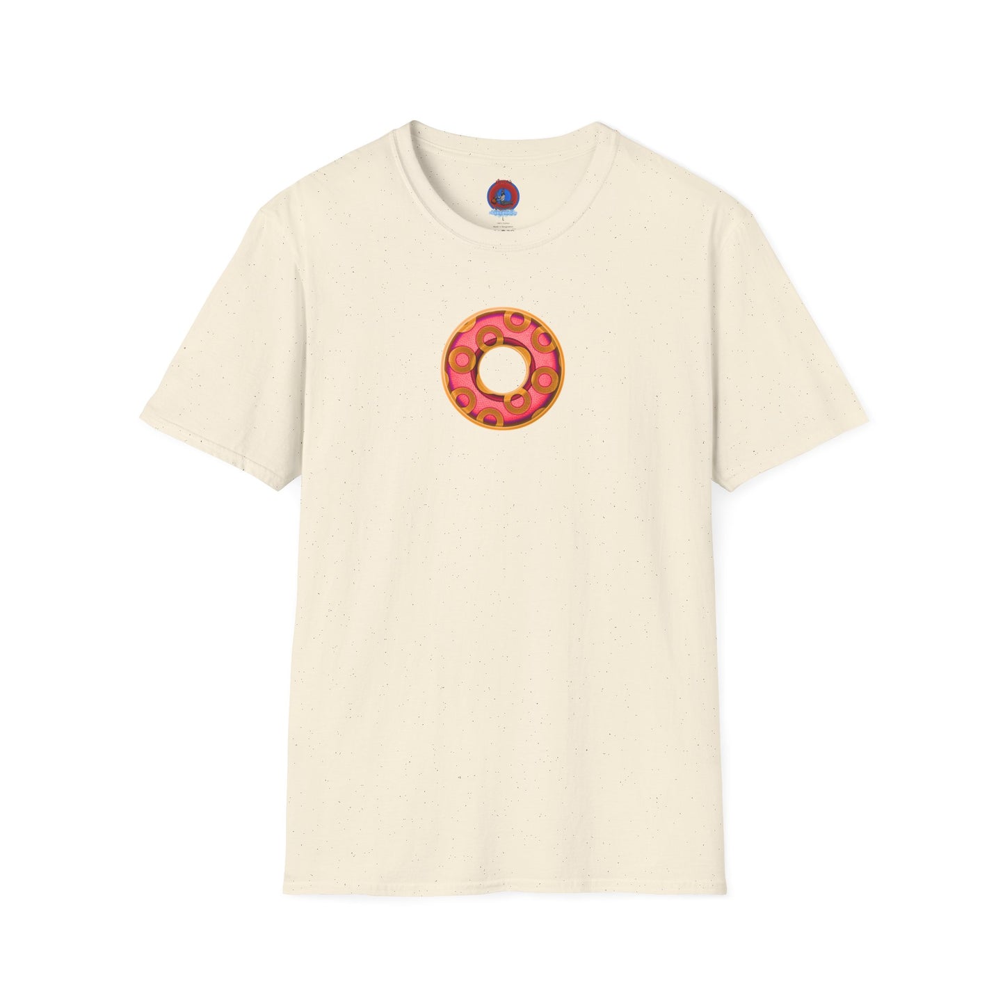 Plain Donuts/Unisex Soft-Style - "Plain Rustic Paradoxical Donuts" - rose/gold donuts