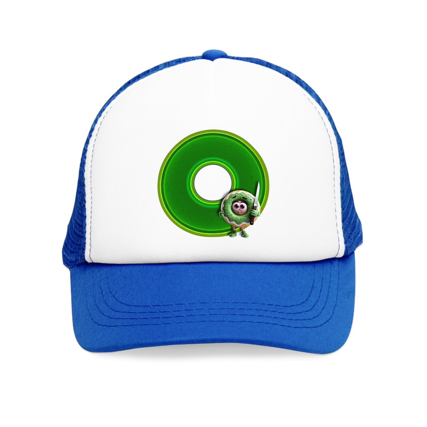Lumpy Trucker Hat - "My Phriend the Donut" - variant 2 - green donut